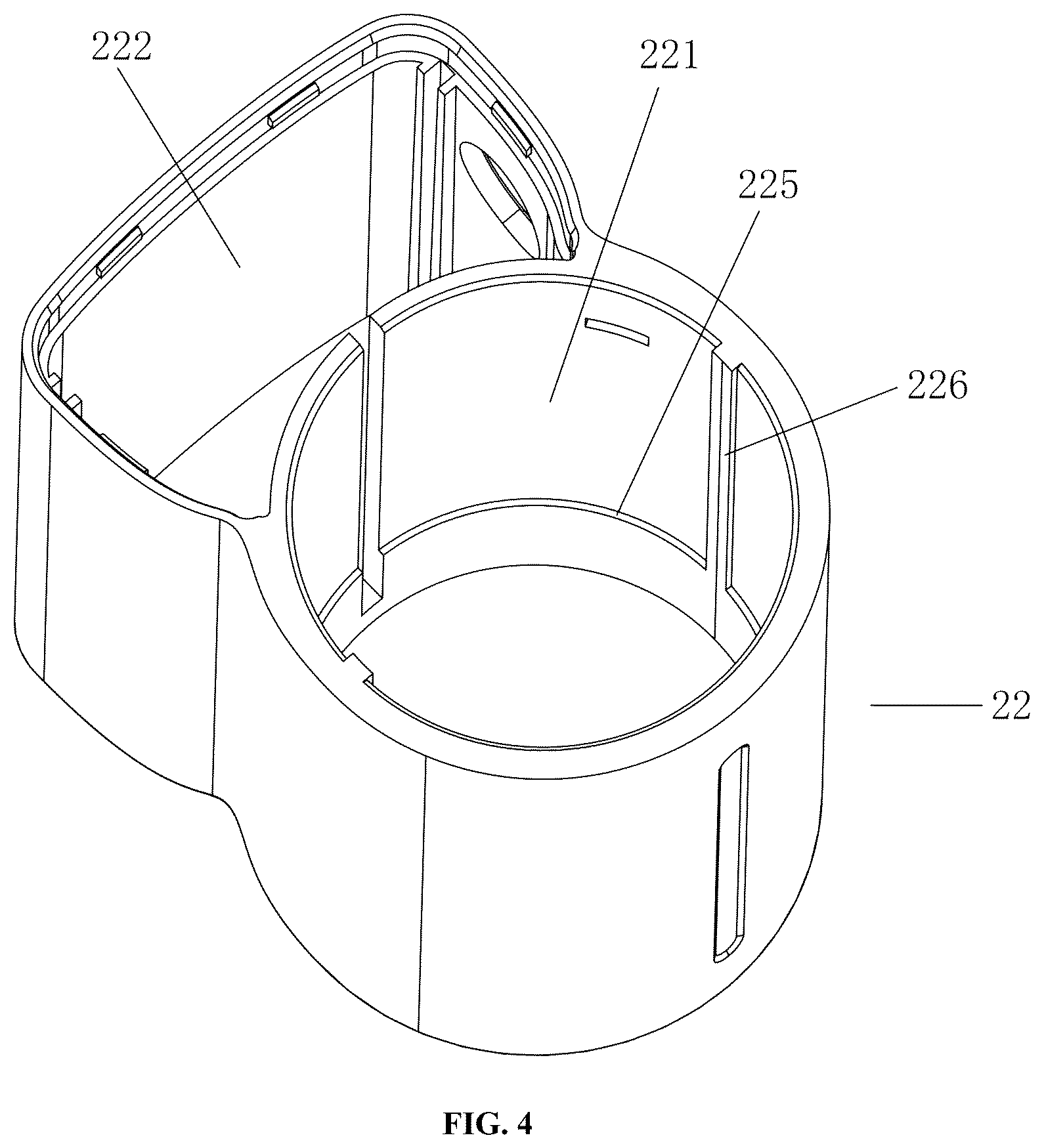 Patent US12492702 Figure 4 – High-speed neck fan