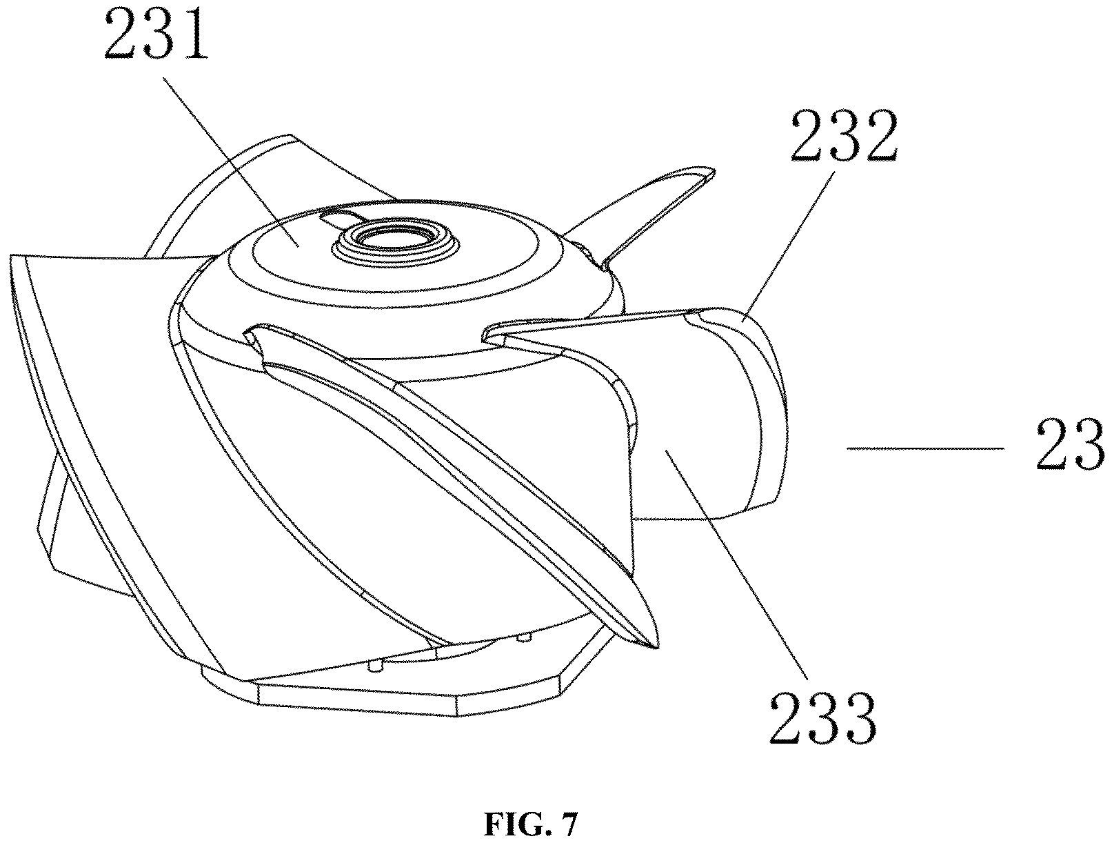Patent US12492702 Figure 7 – High-speed neck fan