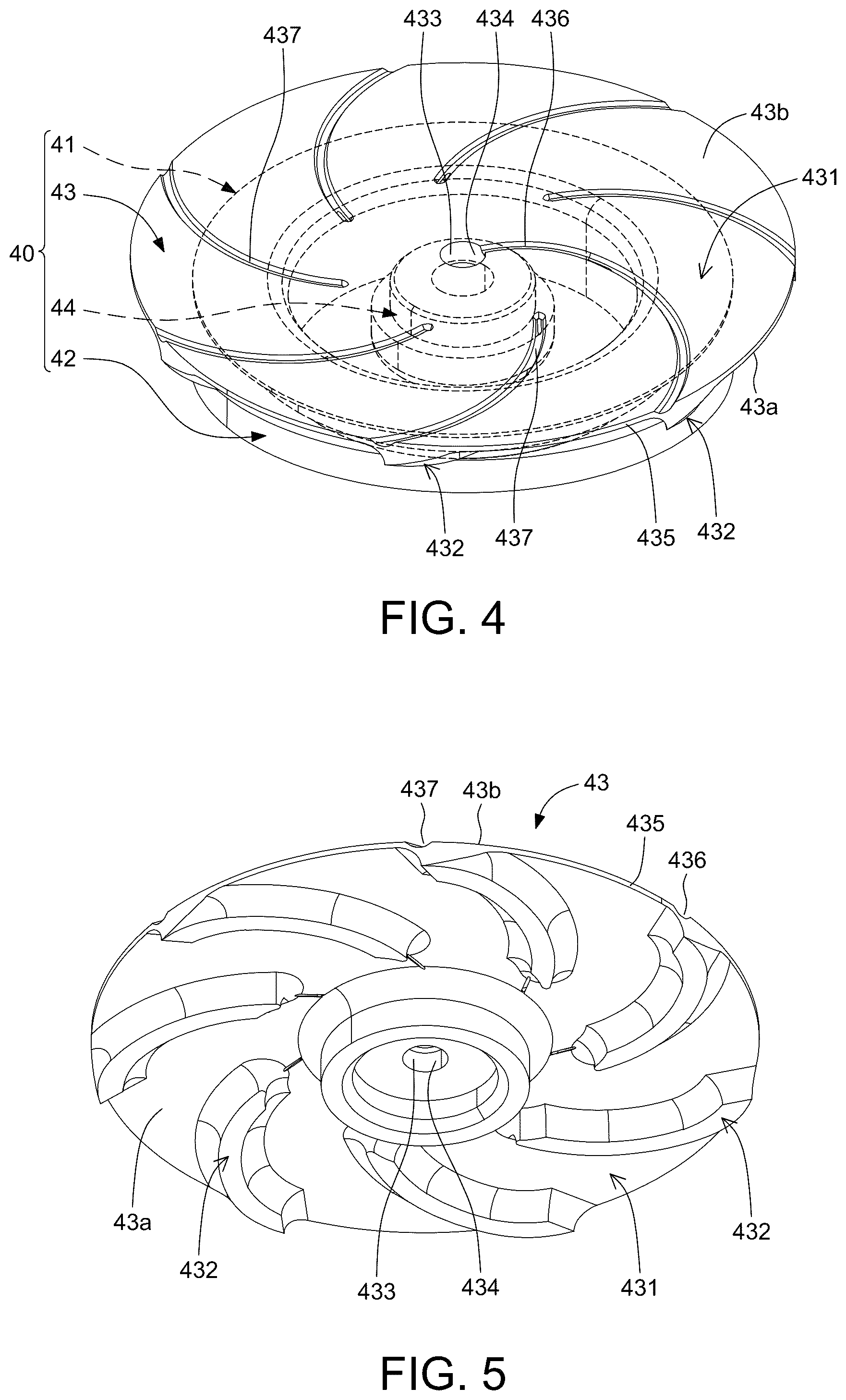 Patent US12492705 Figure 4 – Water pump structure and rotor thereof