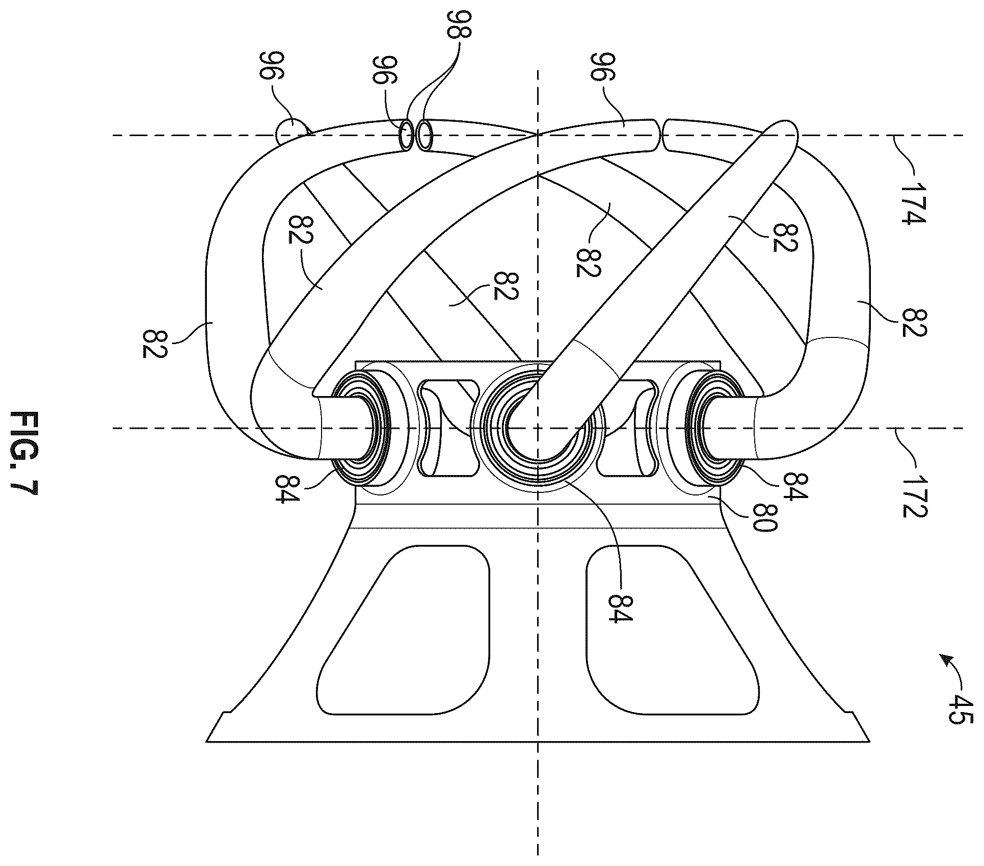 Patent US12492708 Figure 9 – Fan assembly for a gas turbine engine