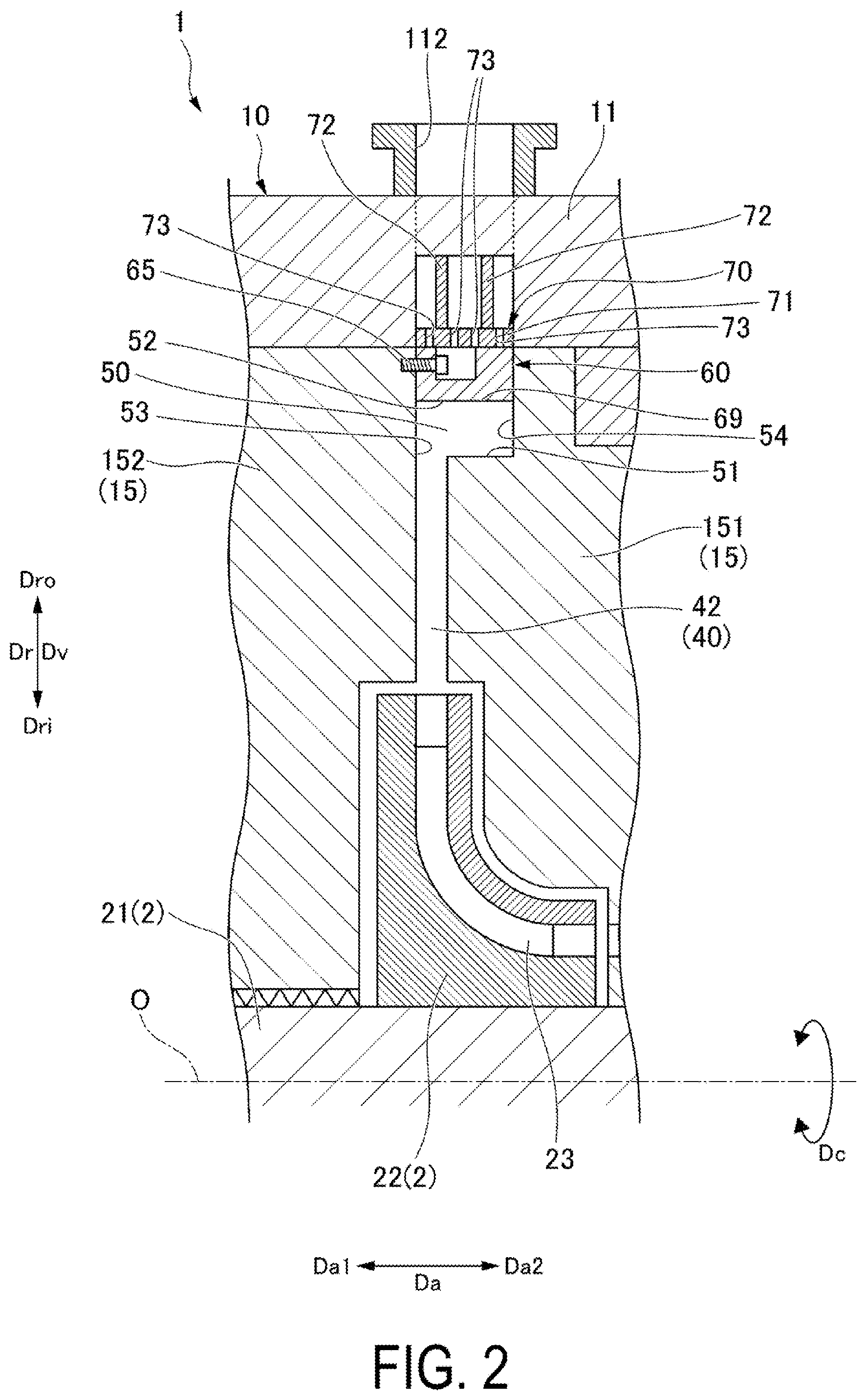 Patent US12492709 Figure 2 – Centrifugal compressor