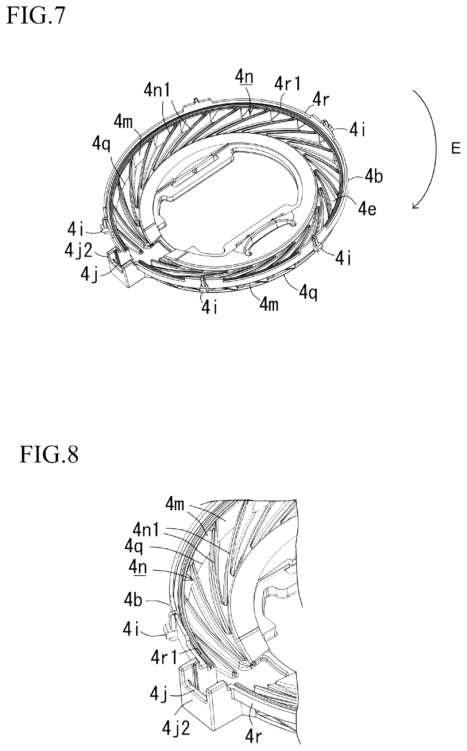 Patent US12492710 Figure 4 – Centrifugal air blower