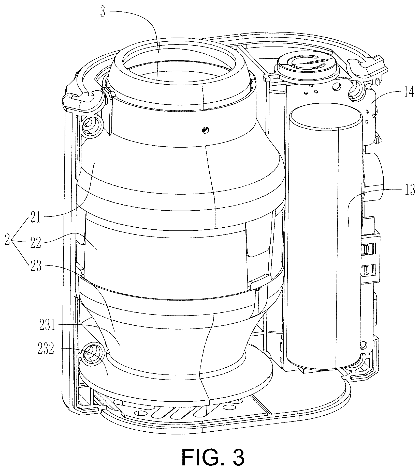 Patent US12492712 Figure 3 – Waist hanging fan
