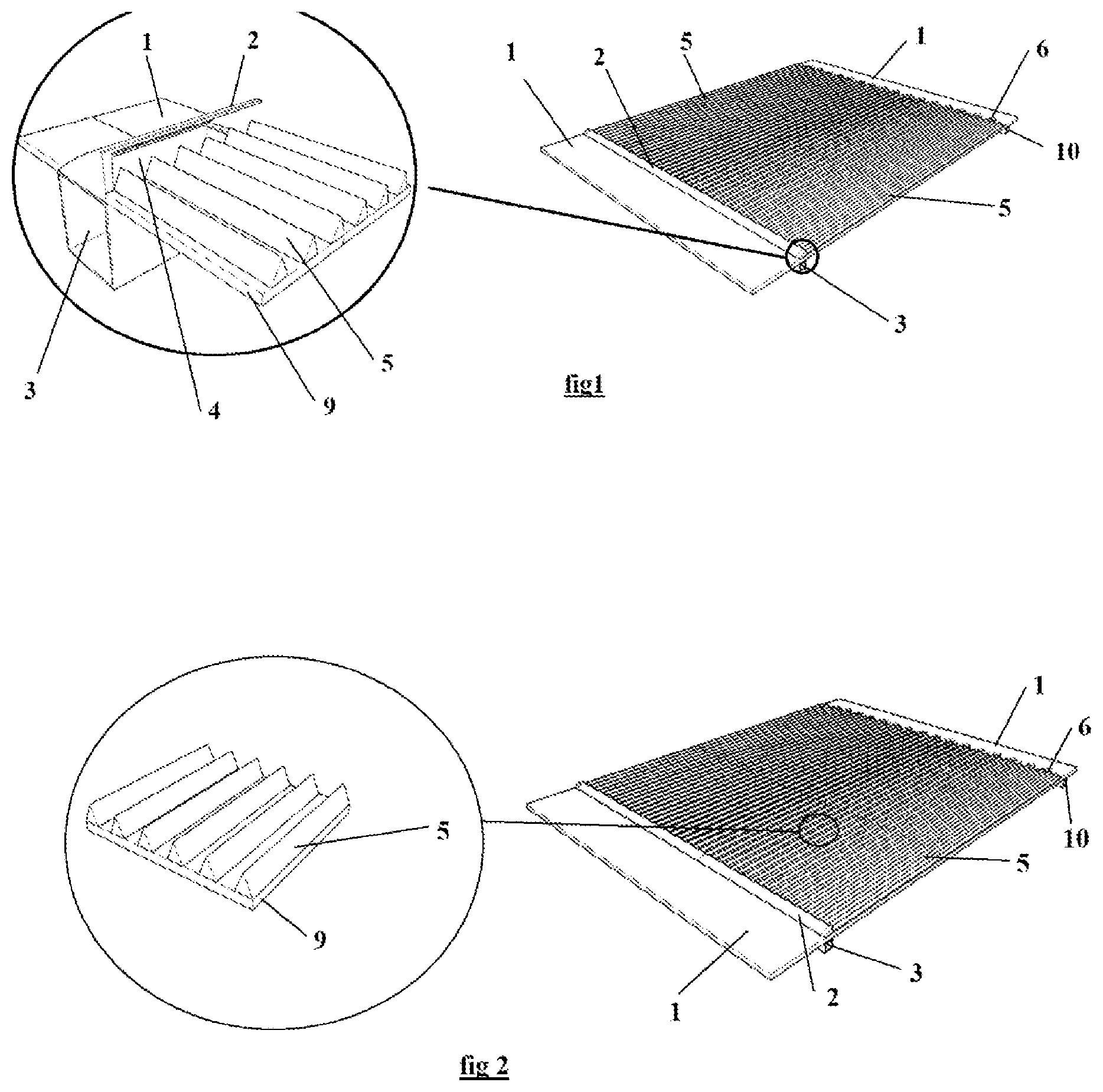 Patent US12492717 — Device to reduce turbulent flow skin friction using carbon dioxide, riblets, and suction holes — Figure 1