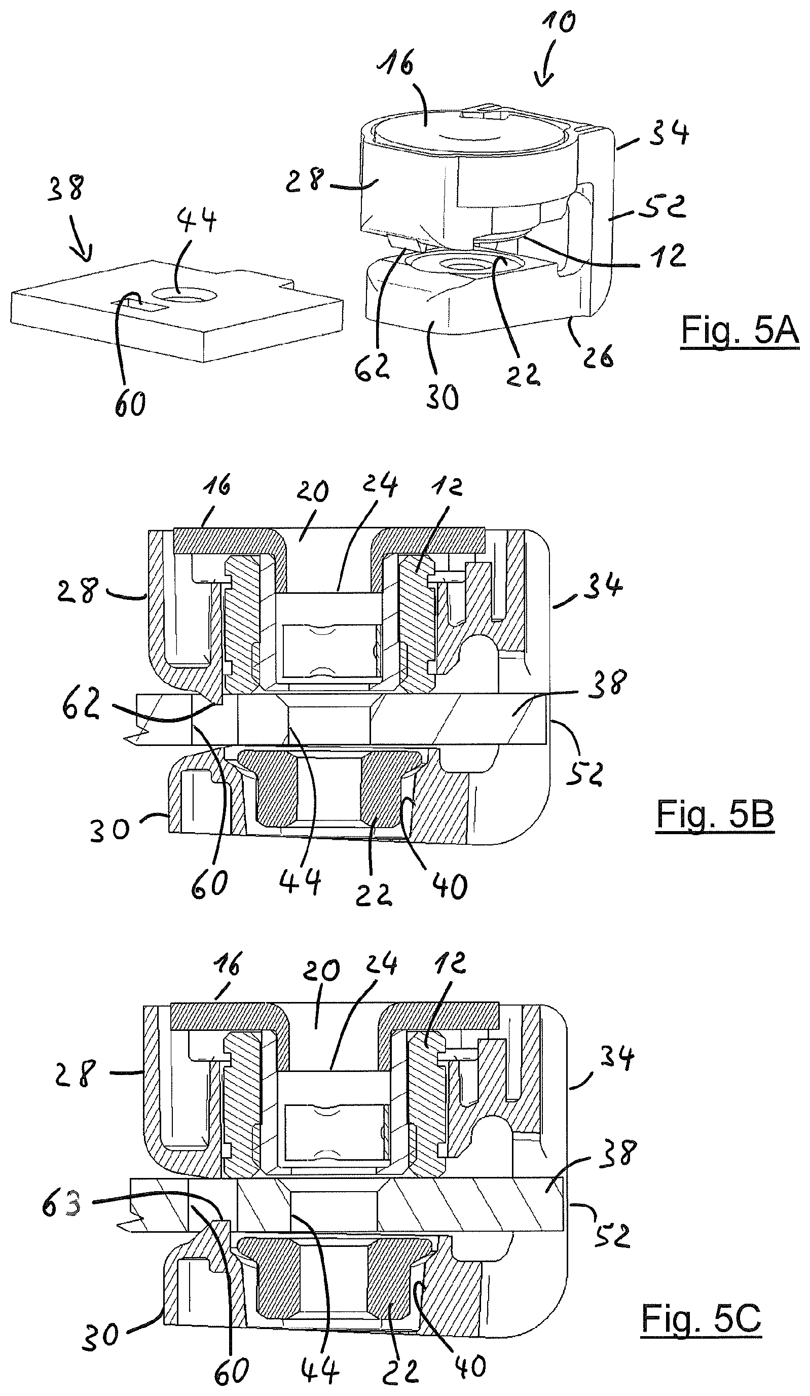 Patent US12492719 Figure 8 – Tolerance compensation device