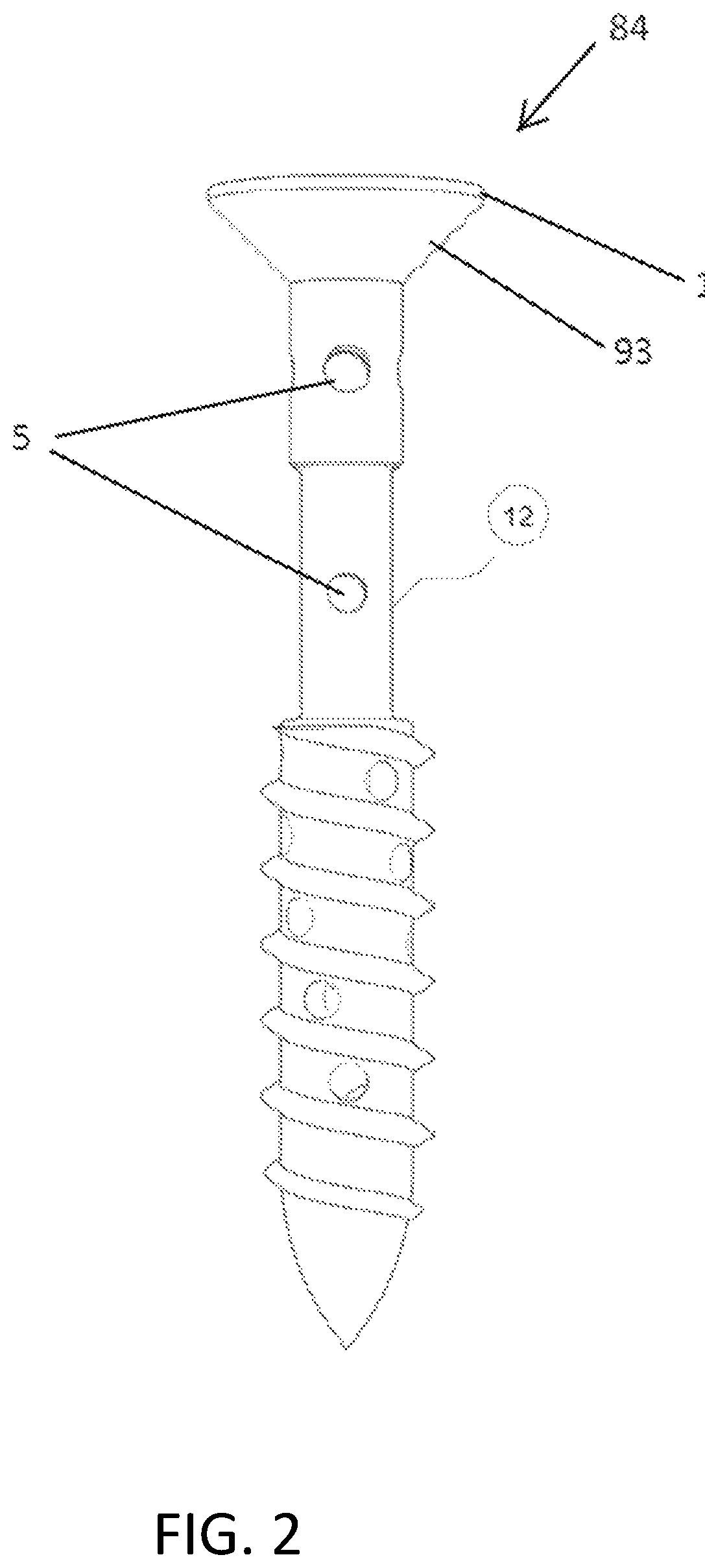Patent US12492721 Figure 2 – Leveling fastener with expandable rivet