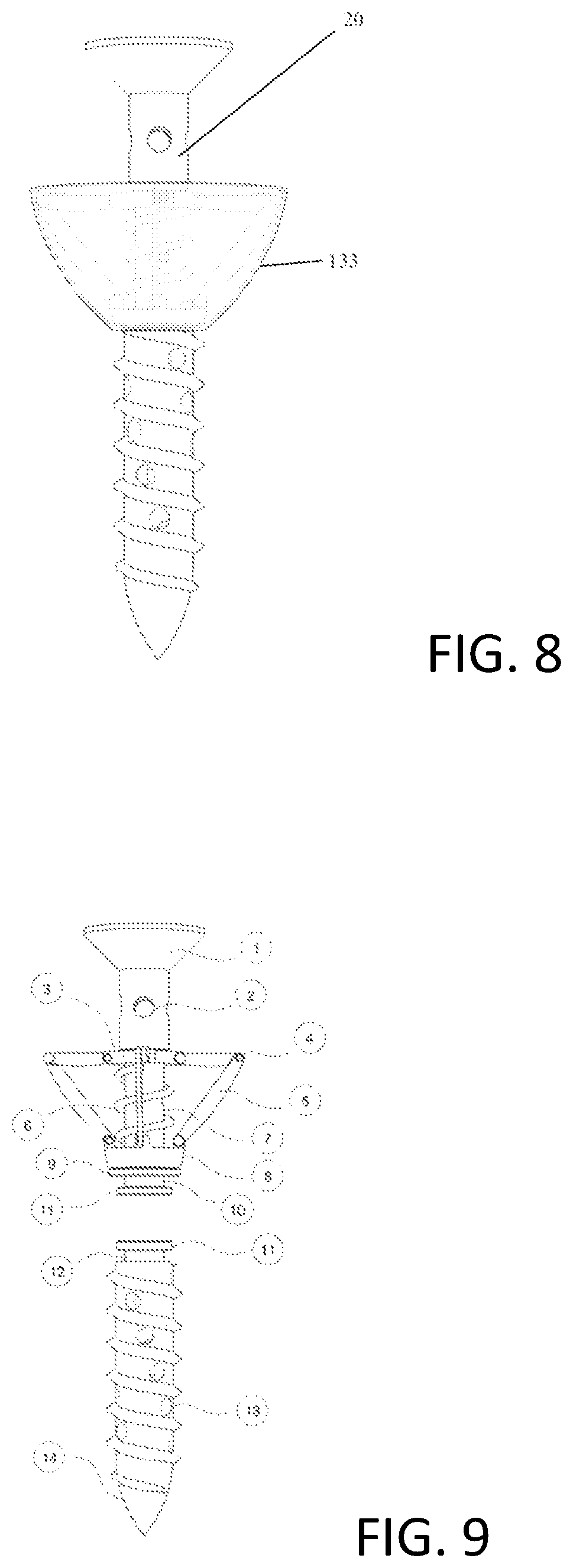 Patent US12492721 Figure 6 – Leveling fastener with expandable rivet