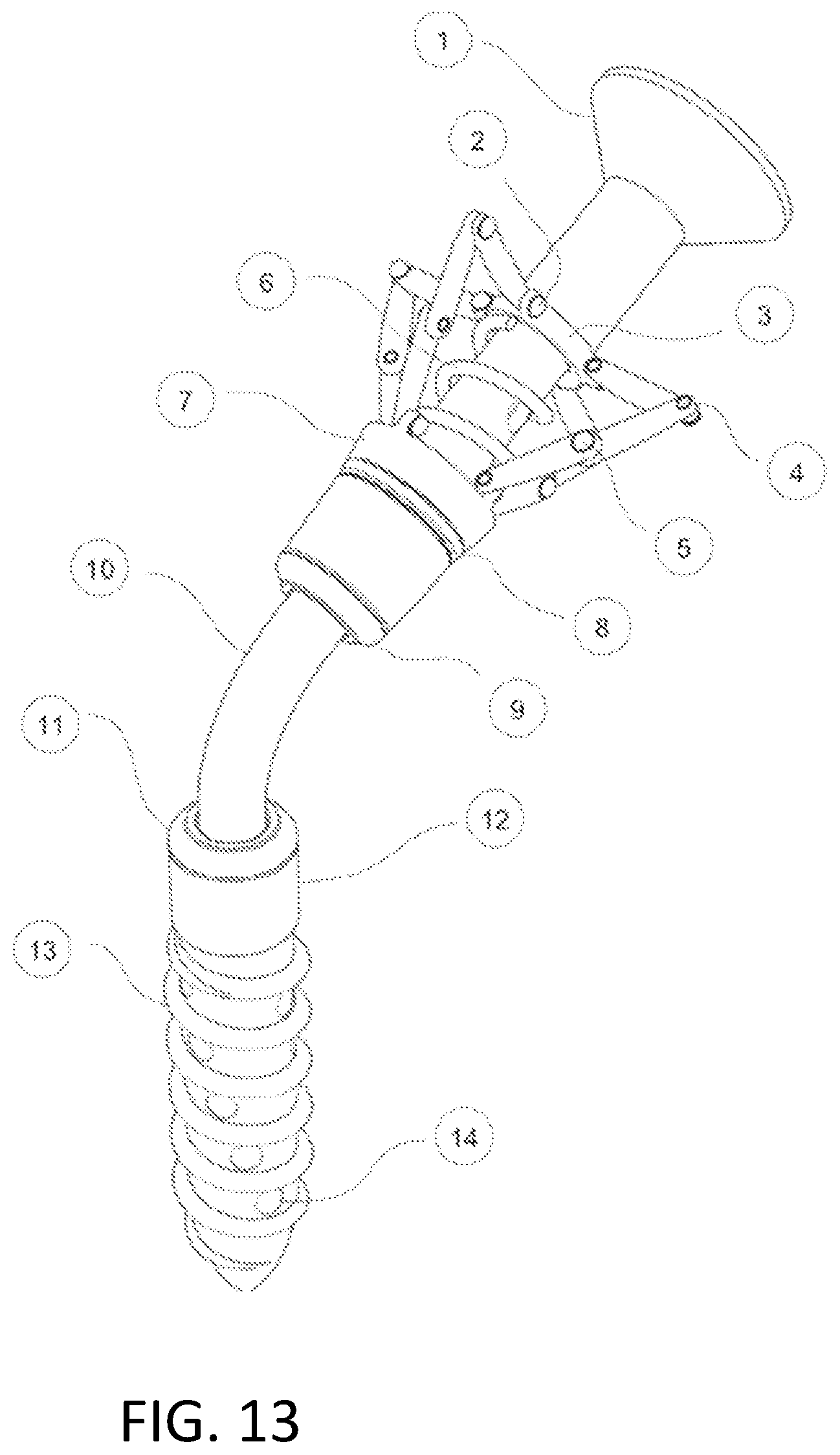 Patent US12492721 Figure 9 – Leveling fastener with expandable rivet