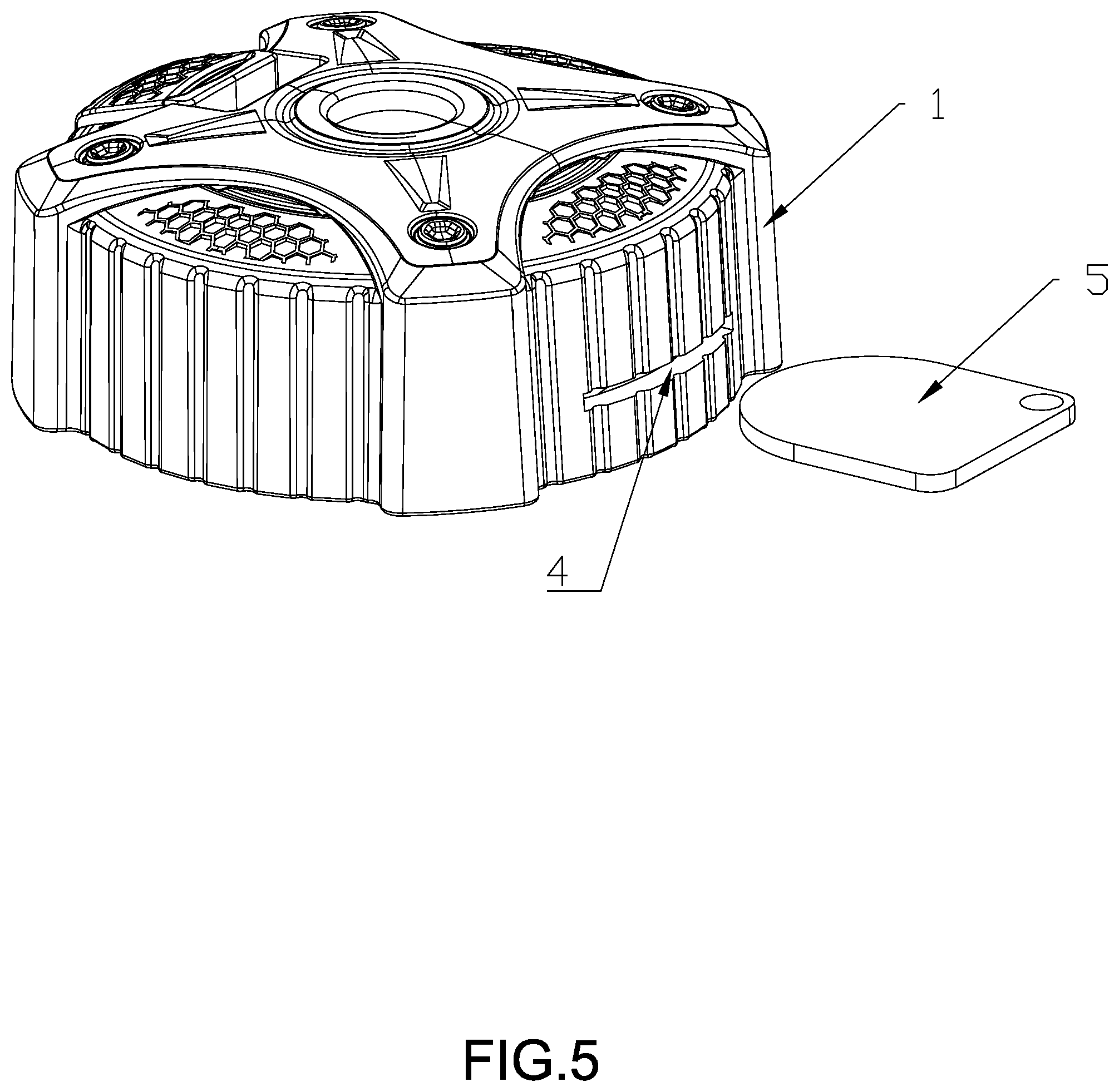 Patent US12492723 Figure 5 – Anti-theft nut