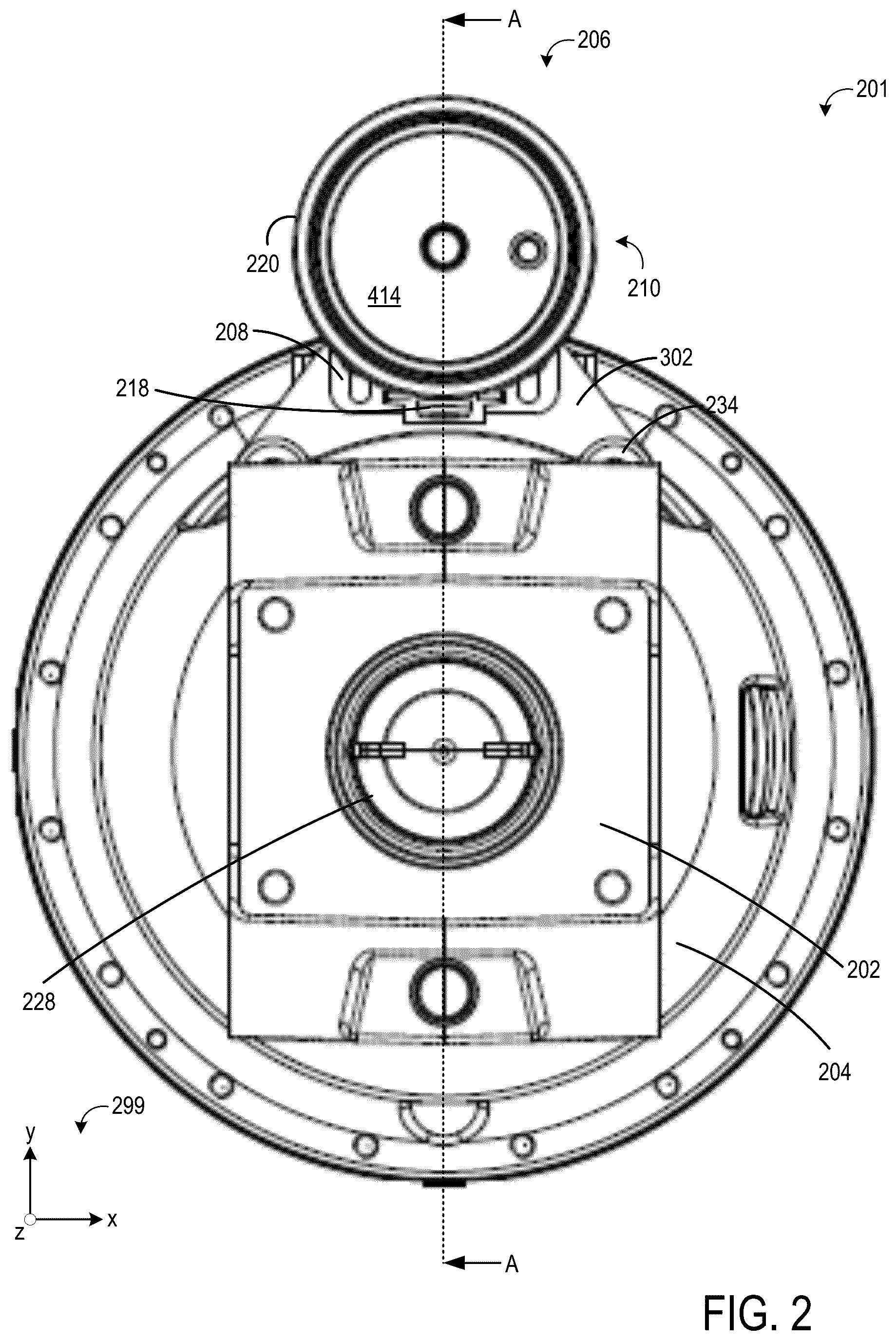 Patent US12492729 Figure 2 – Anti-vibration support for an external spring applied hydraulic release brake assembly