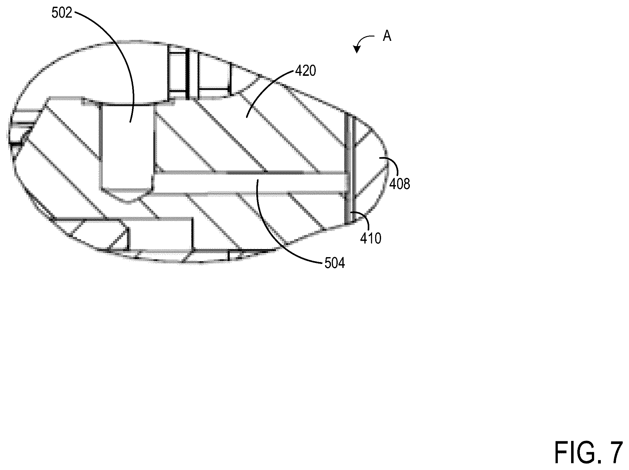 Patent US12492729 Figure 7 – Anti-vibration support for an external spring applied hydraulic release brake assembly