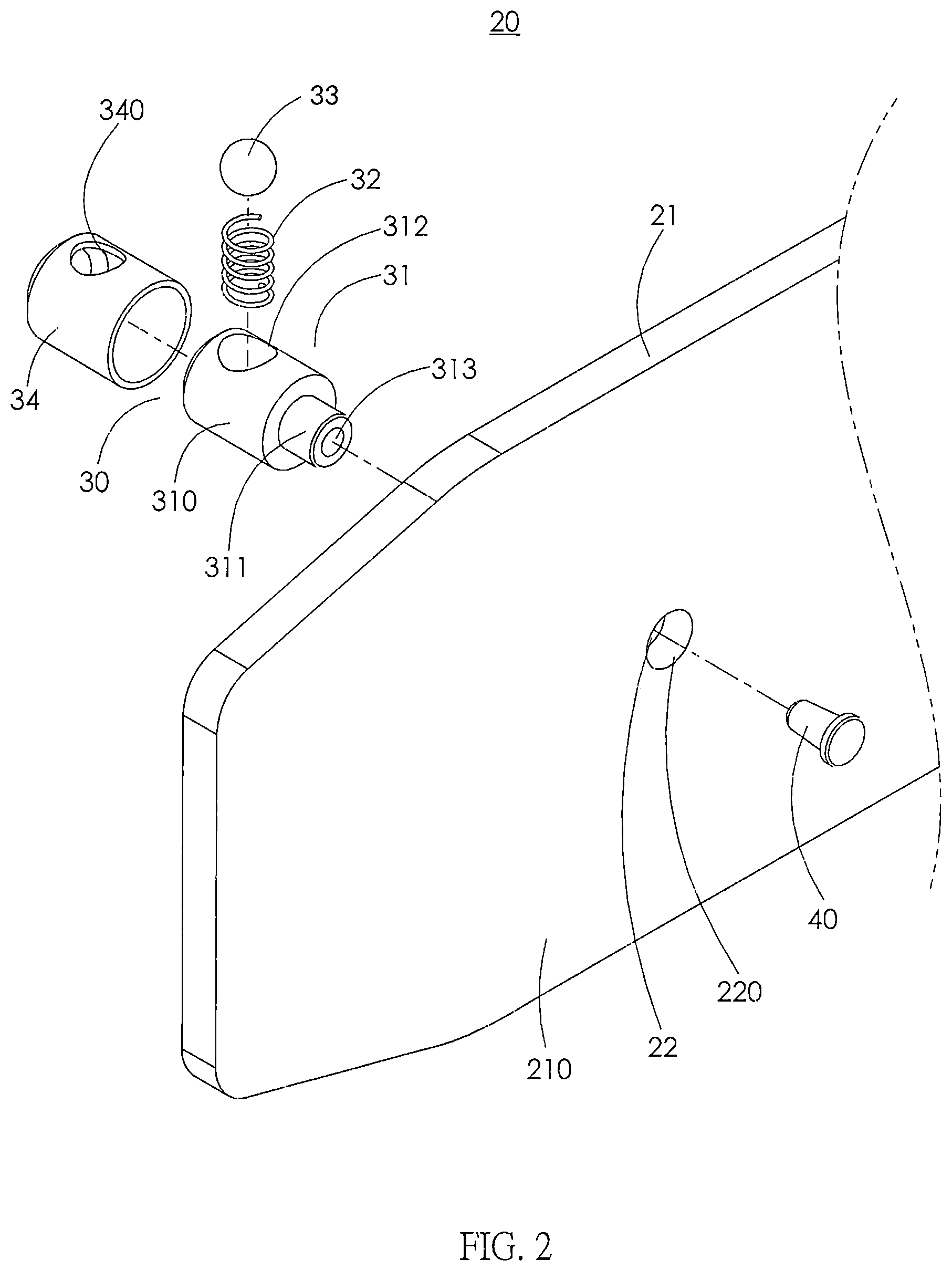 Patent US12492730 Figure 2 – Disc brake piston retraction tool with backing plate expansion structure