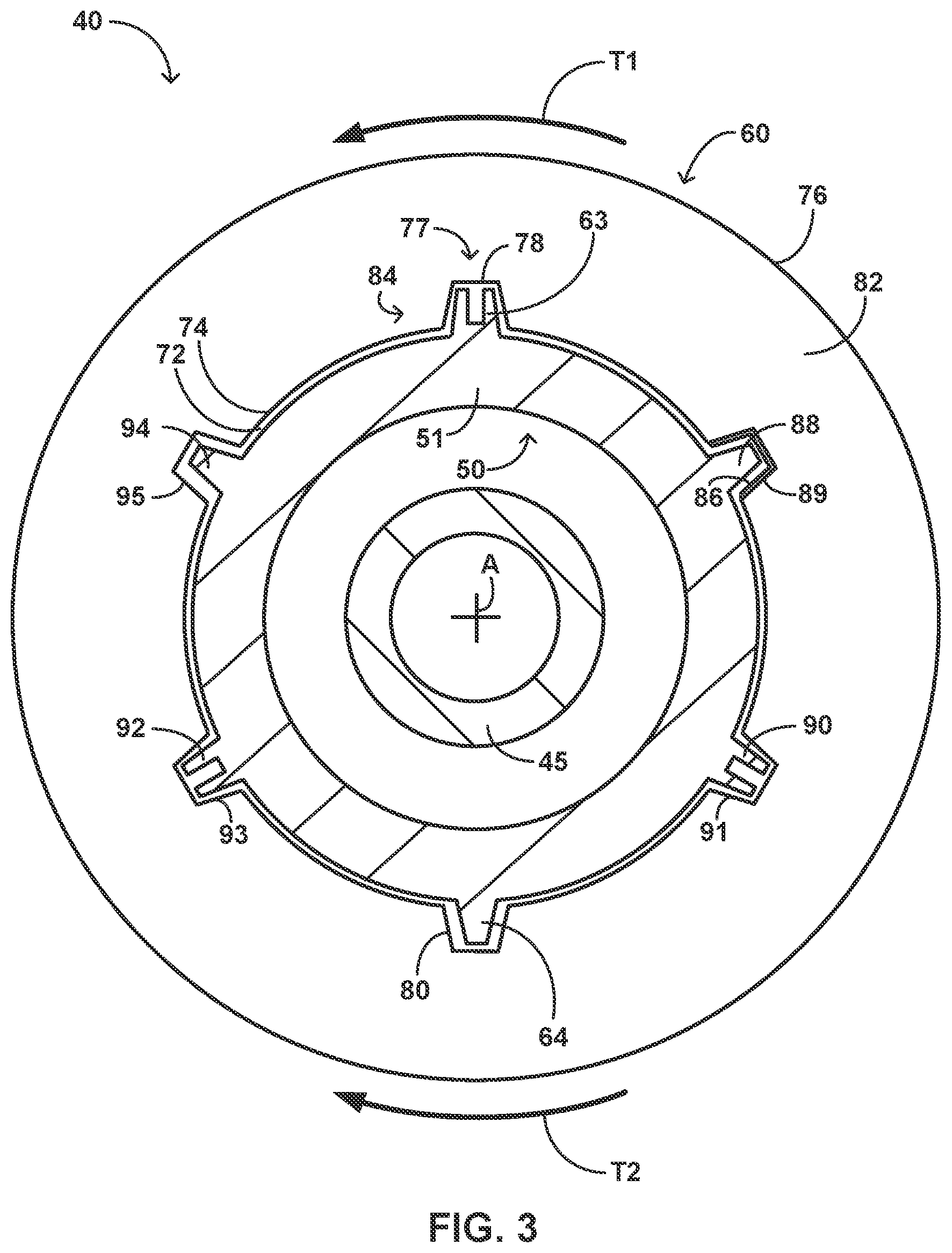 Patent US12492731 Figure 3 – Multiple stiffness brake assembly