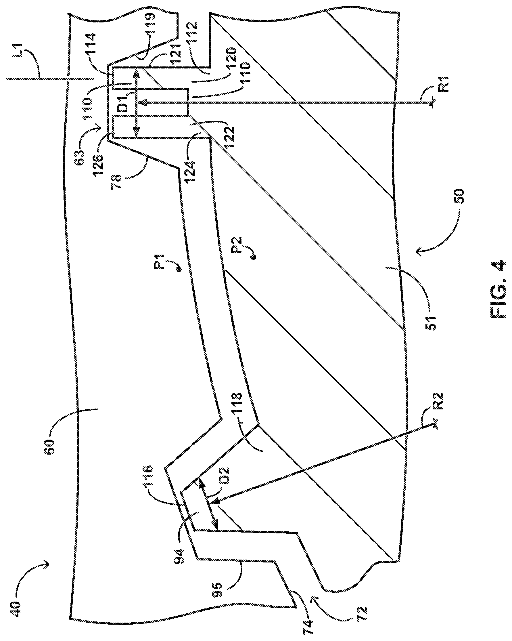 Patent US12492731 Figure 4 – Multiple stiffness brake assembly