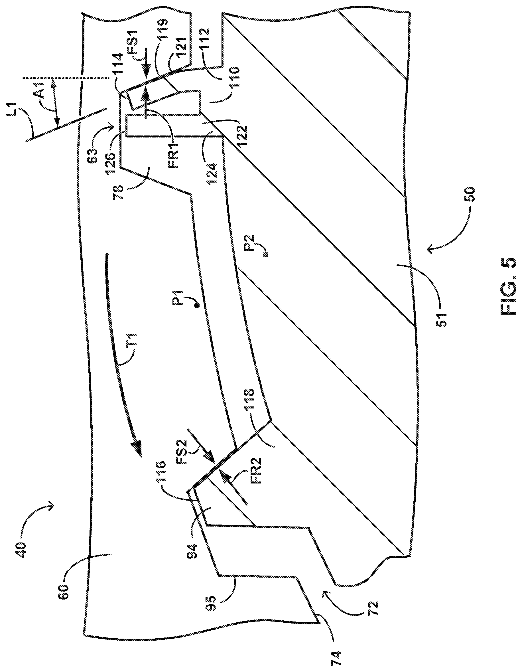 Patent US12492731 Figure 5 – Multiple stiffness brake assembly