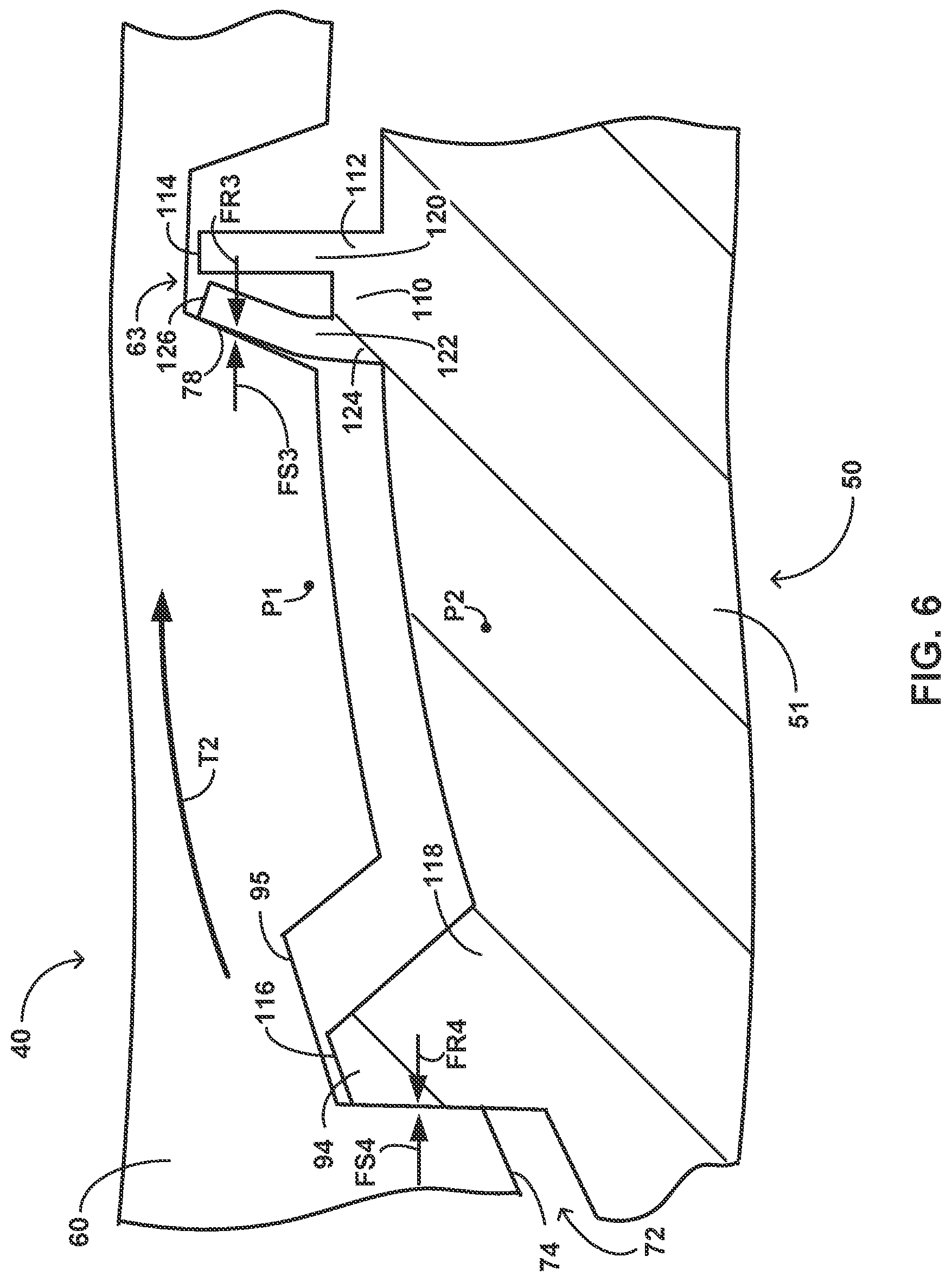Patent US12492731 Figure 6 – Multiple stiffness brake assembly