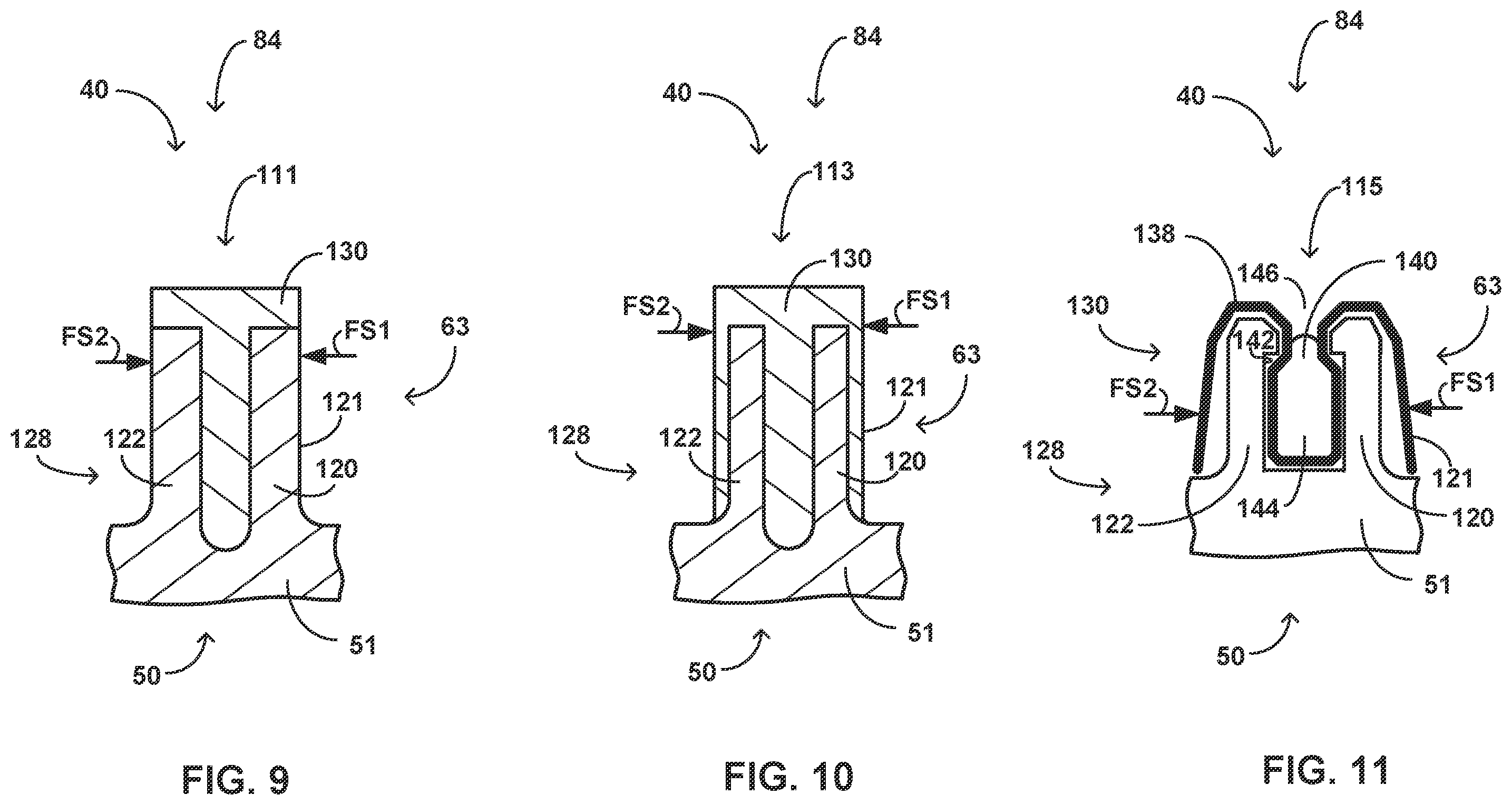 Patent US12492731 Figure 8 – Multiple stiffness brake assembly
