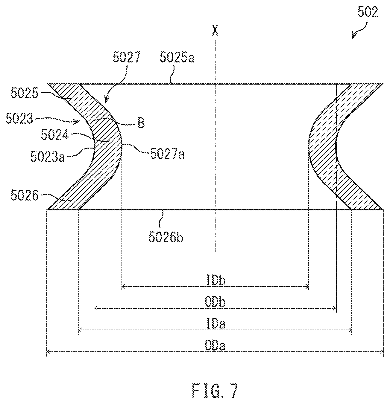 Patent US12492732 Figure 7 – Attachment structure of brake disk for railway vehicle, and brake disk unit using same