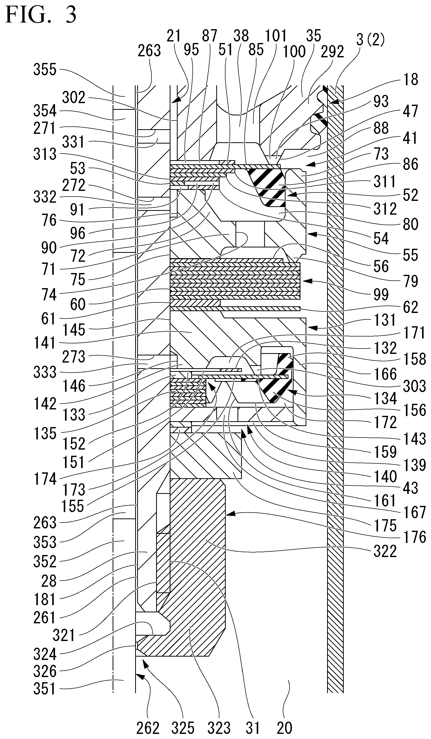Patent US12492736 Figure 3 – Shock absorber