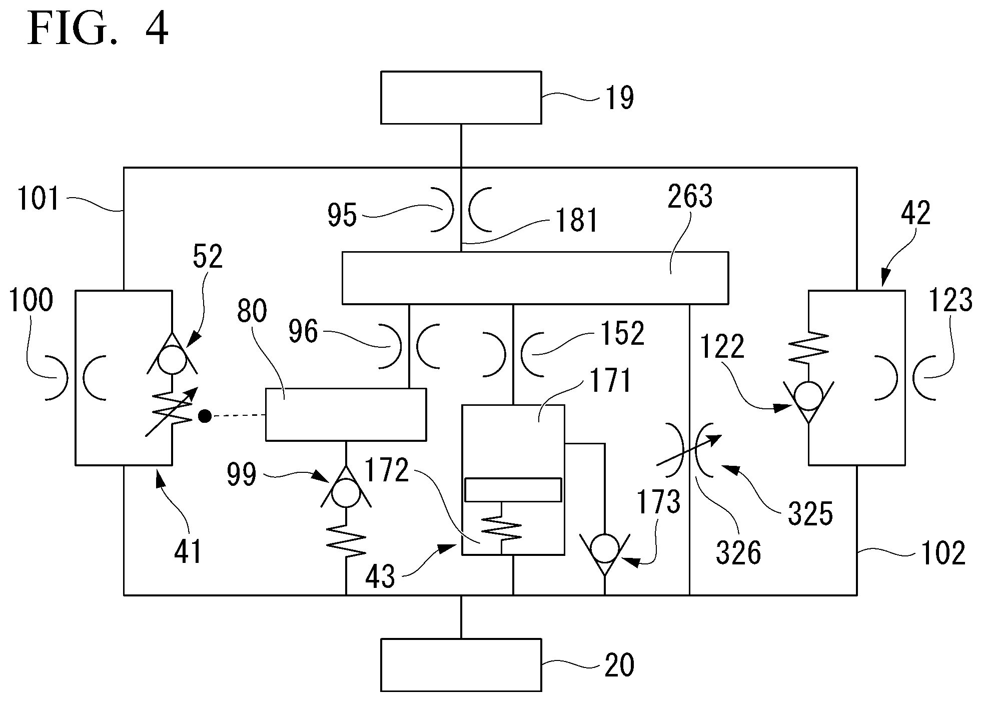 Patent US12492736 Figure 4 – Shock absorber