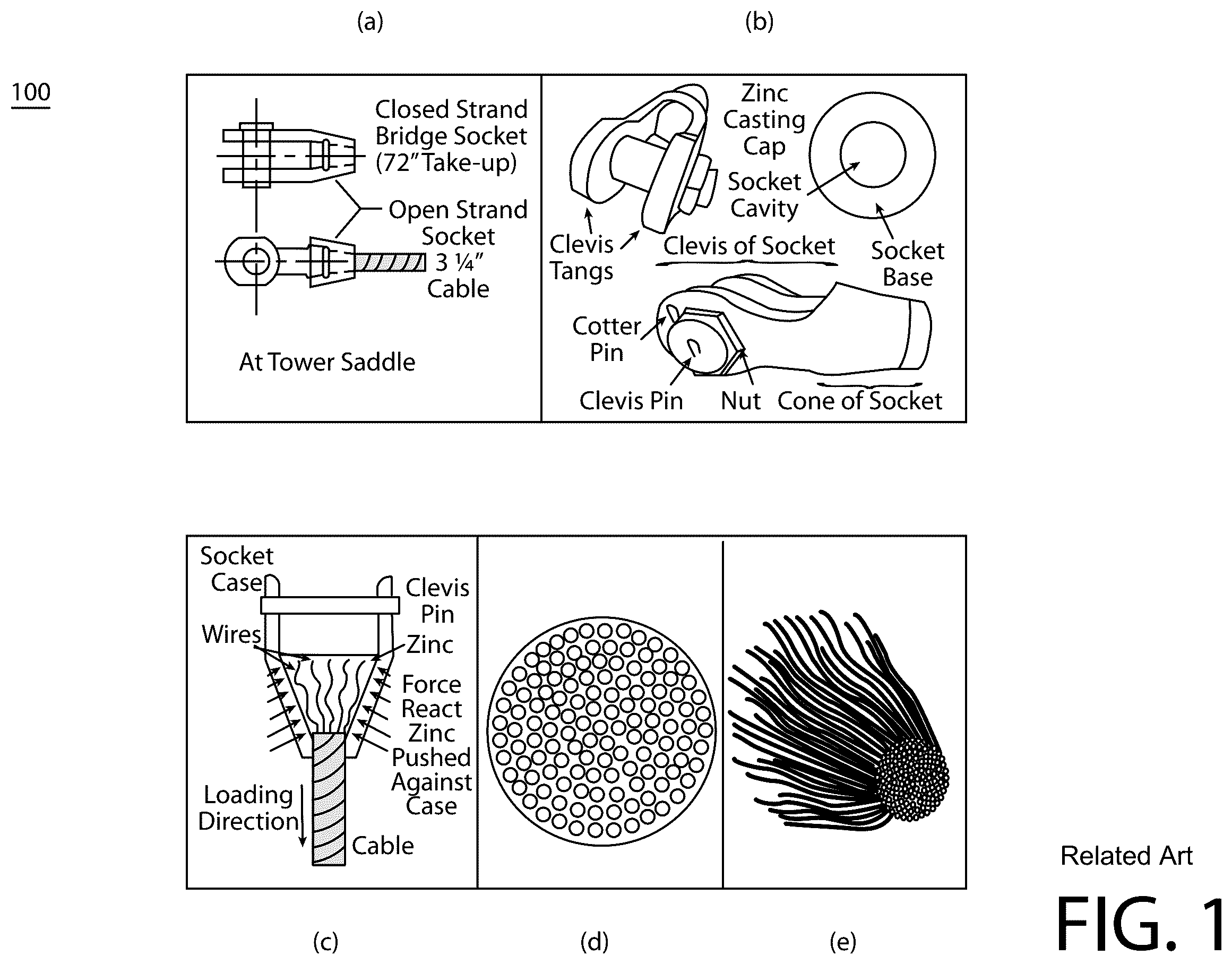 Patent US12492737 Figure 1 – Retaining mesh for an open socket joint