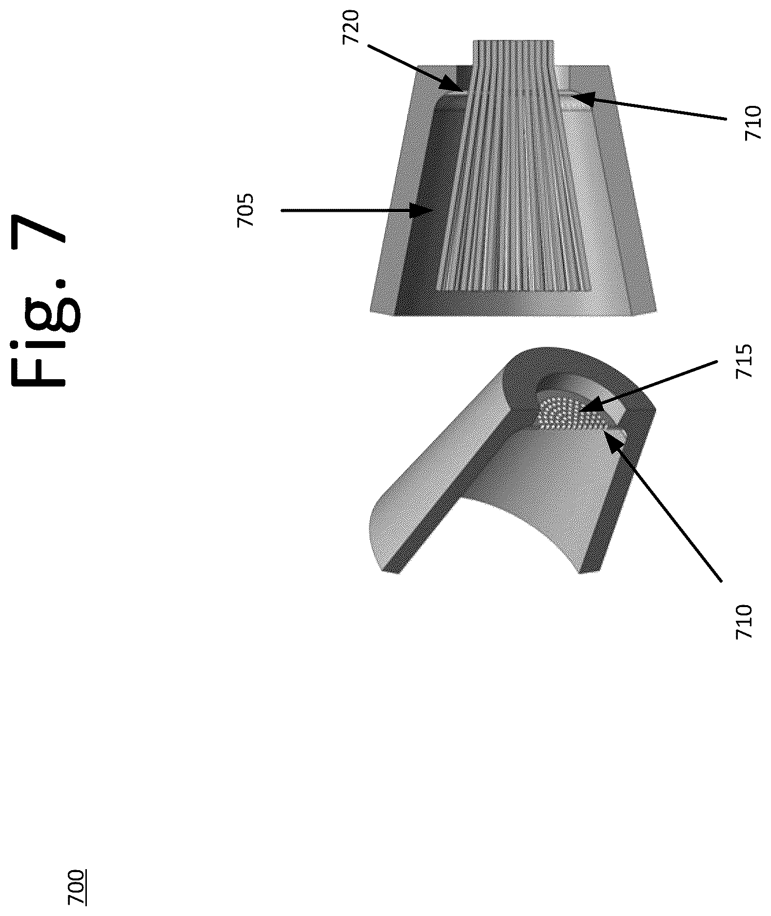 Patent US12492737 Figure 7 – Retaining mesh for an open socket joint