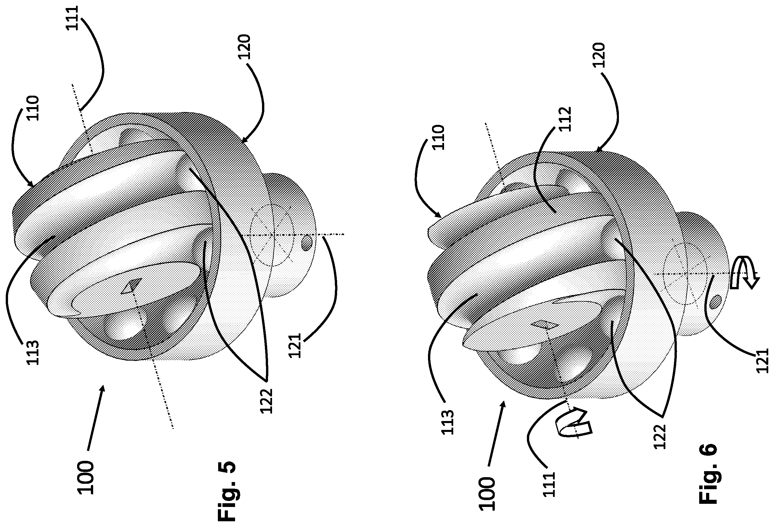 Patent US12492738 Figure 3 – Rotational motion transmission mechanism for non-parallel axes