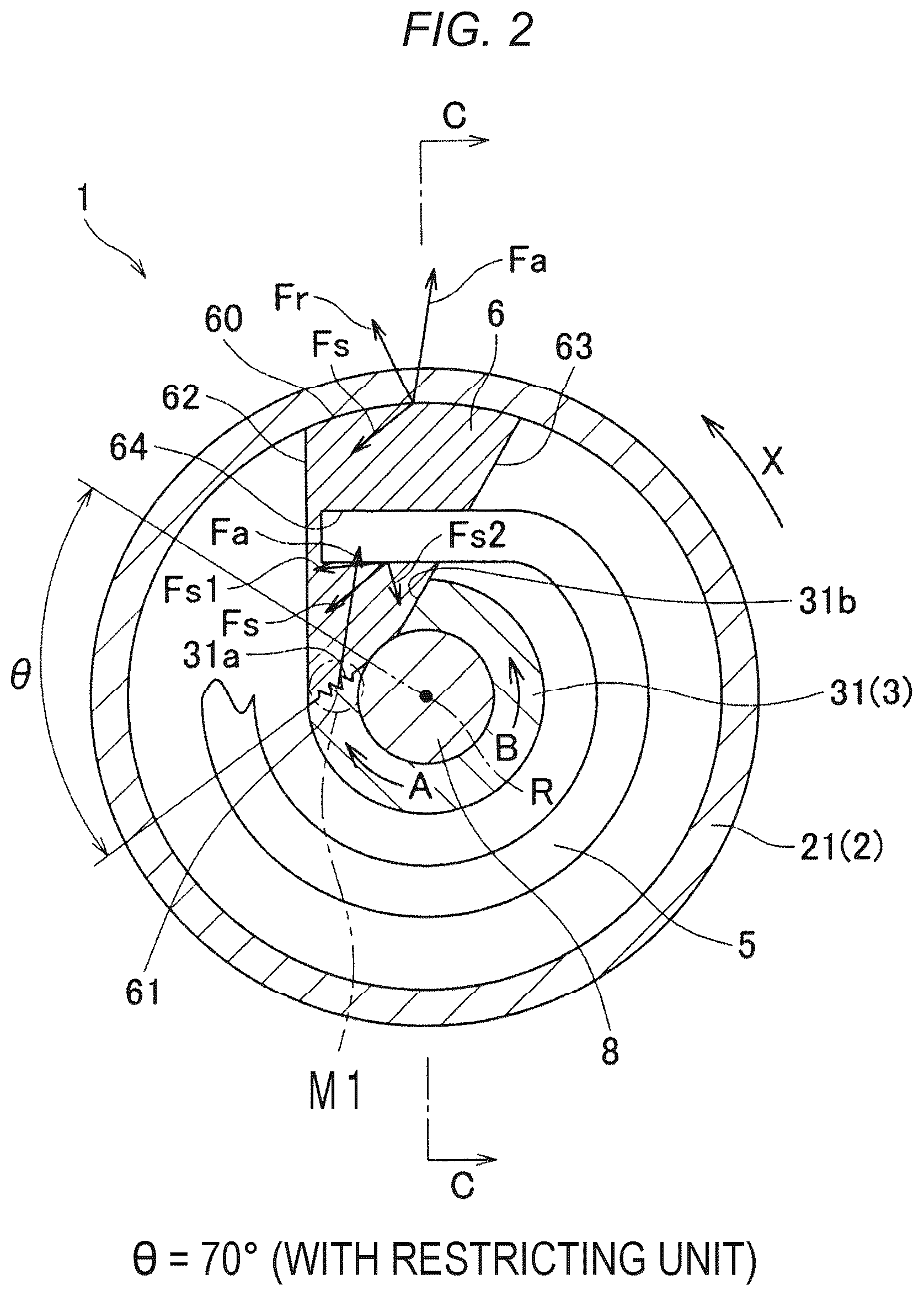 Patent US12492739 Figure 2 – Automatic tensioner
