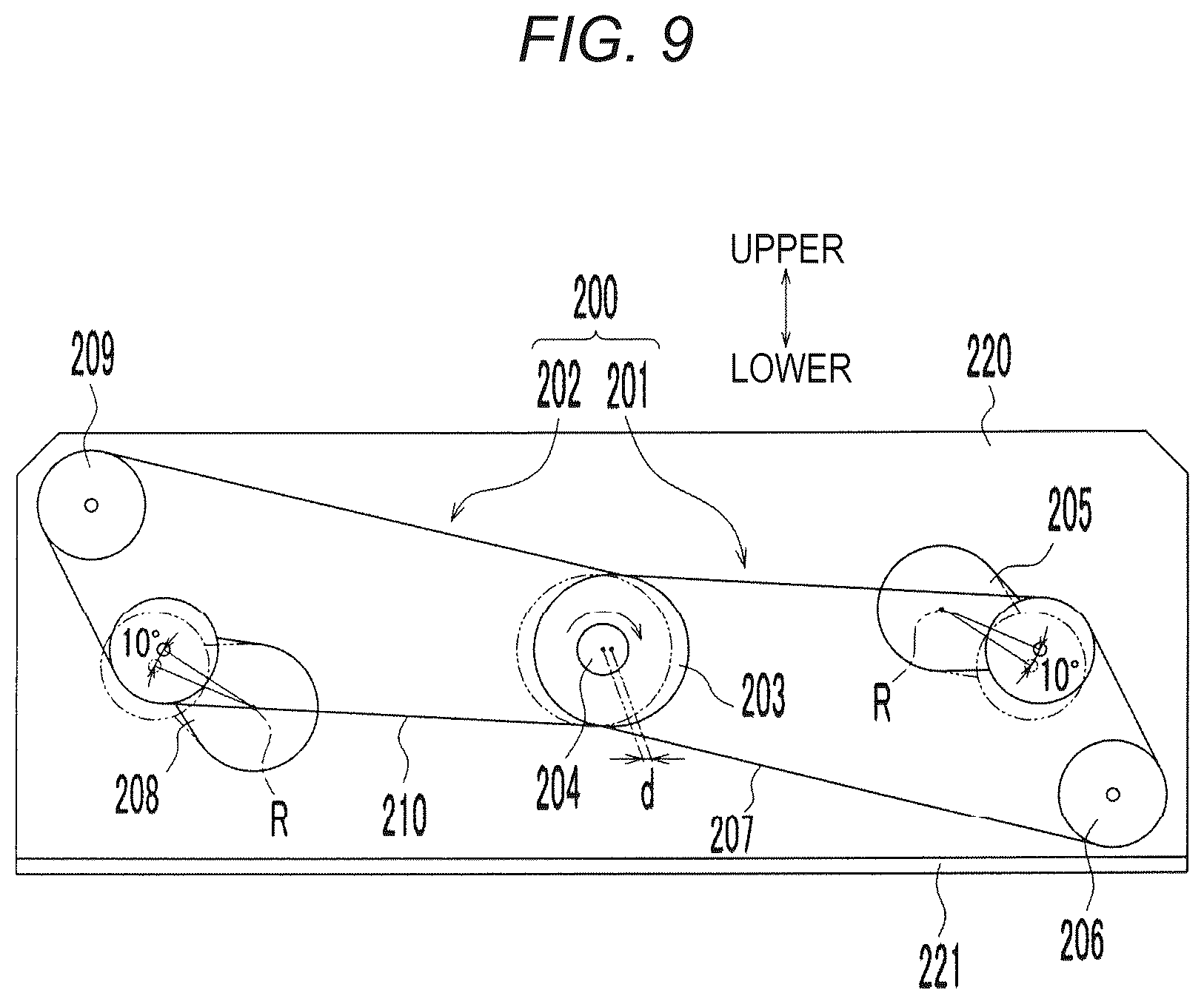 Patent US12492739 Figure 10 – Automatic tensioner
