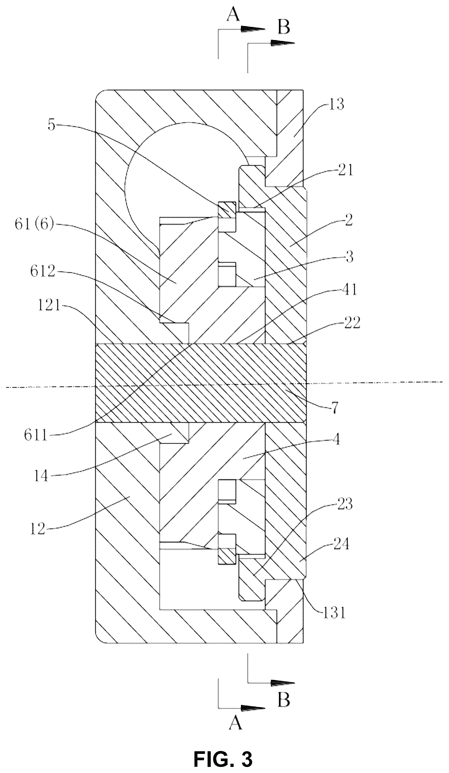 Patent US12492740 Figure 3 – Speed reducer, joint assembly and electric pendulum