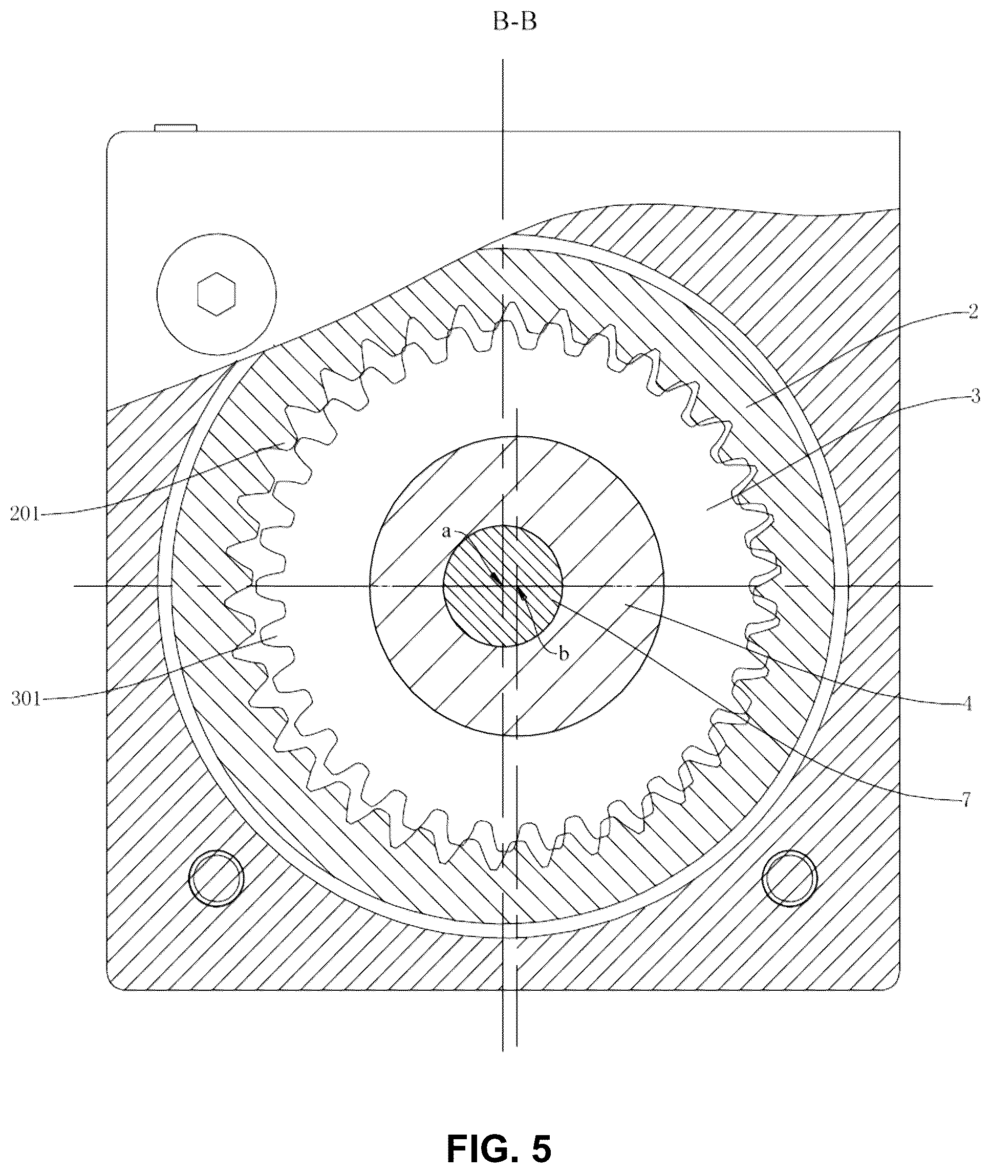 Patent US12492740 Figure 5 – Speed reducer, joint assembly and electric pendulum