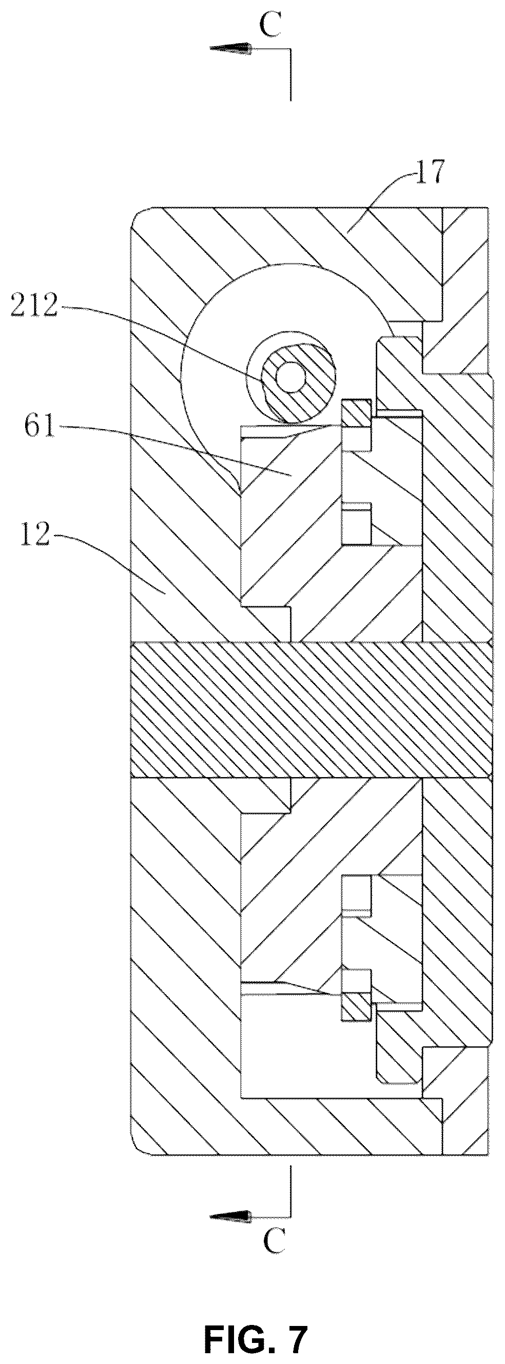Patent US12492740 Figure 7 – Speed reducer, joint assembly and electric pendulum