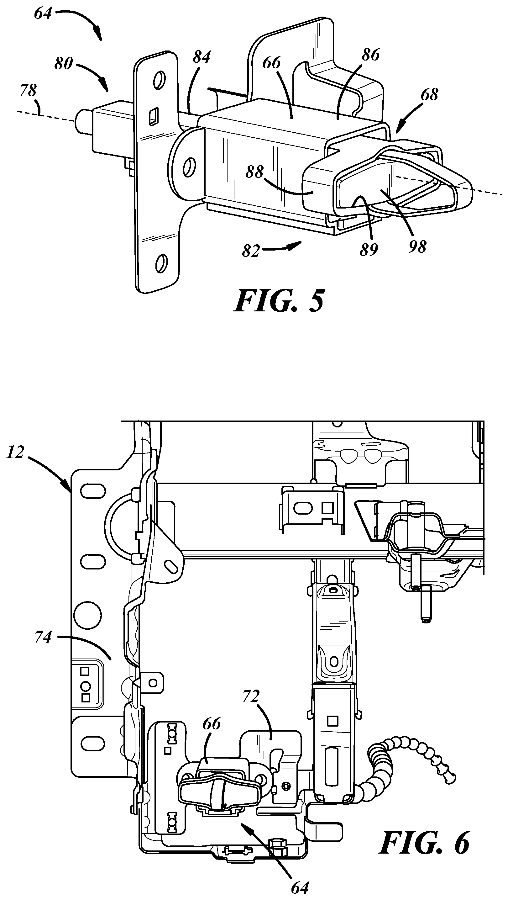 Patent US12492747 Figure 3 – Park release mechanism with deployable handle and indicator