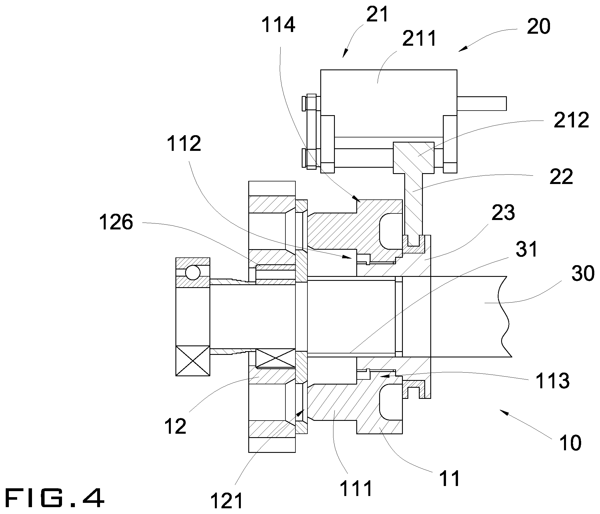Patent US12492748 Figure 4 – Gear shifting assembly with solenoid actuation arrangement
