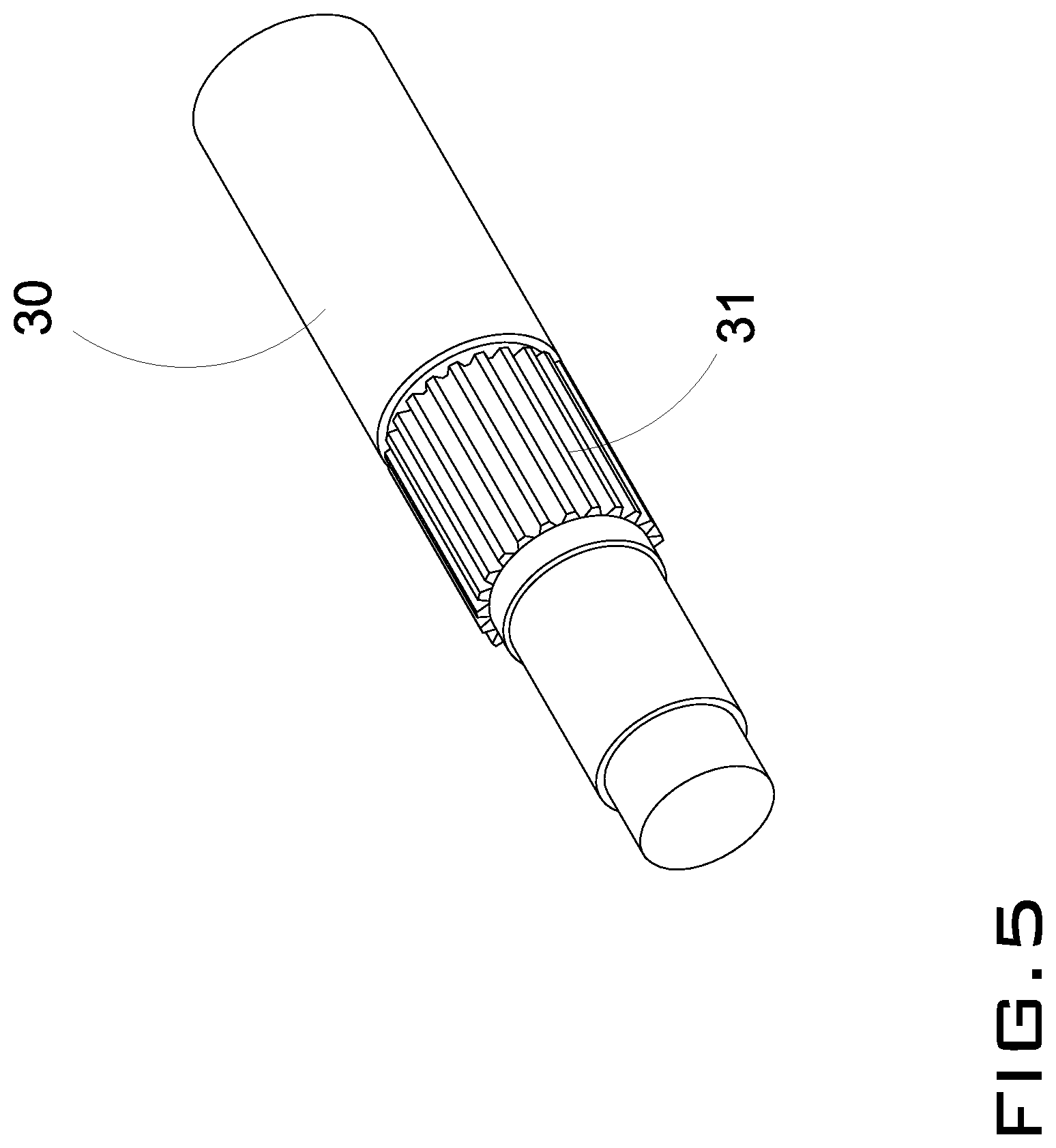 Patent US12492748 Figure 5 – Gear shifting assembly with solenoid actuation arrangement