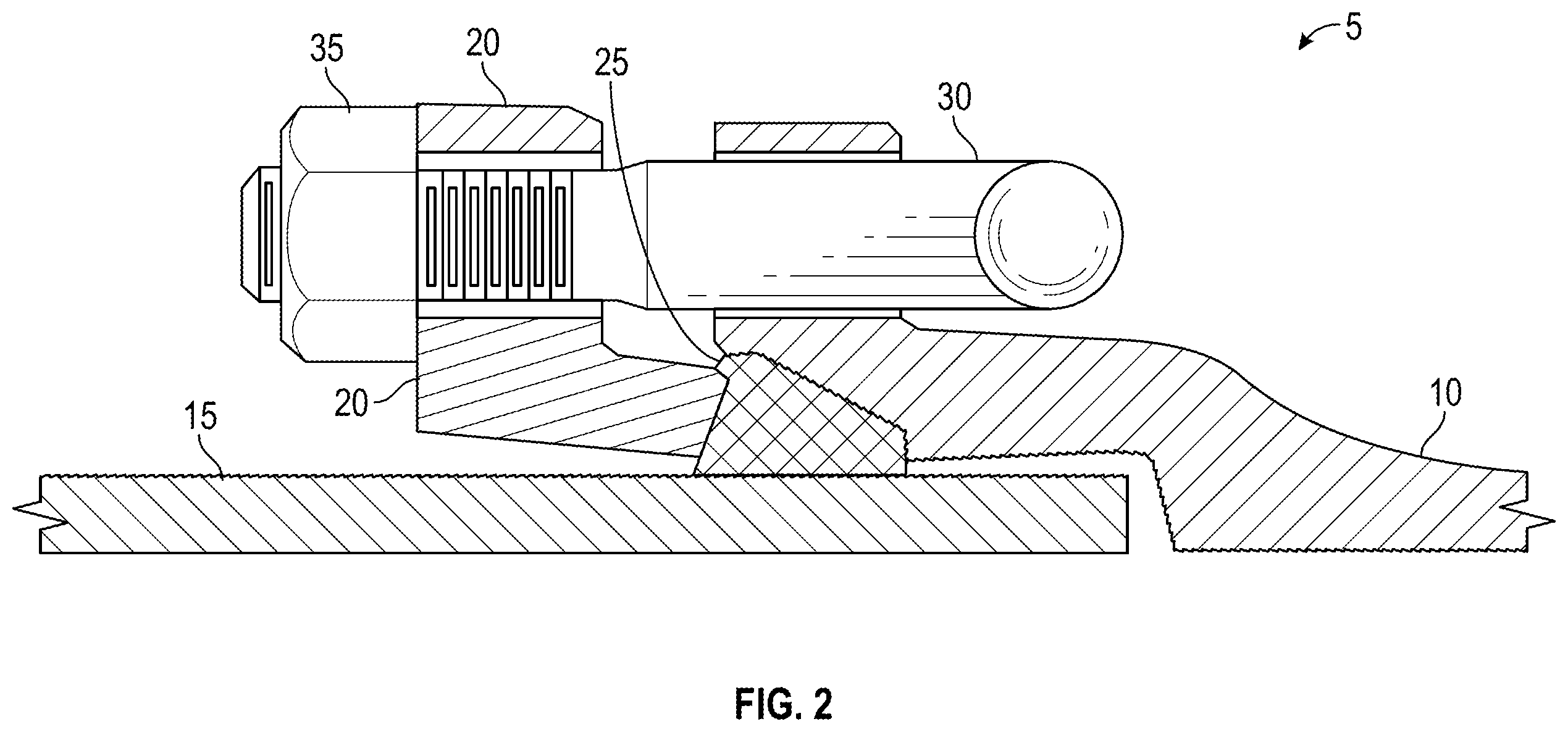 Patent US12492749 Figure 2 – Mechanical joint gasket with protrusions