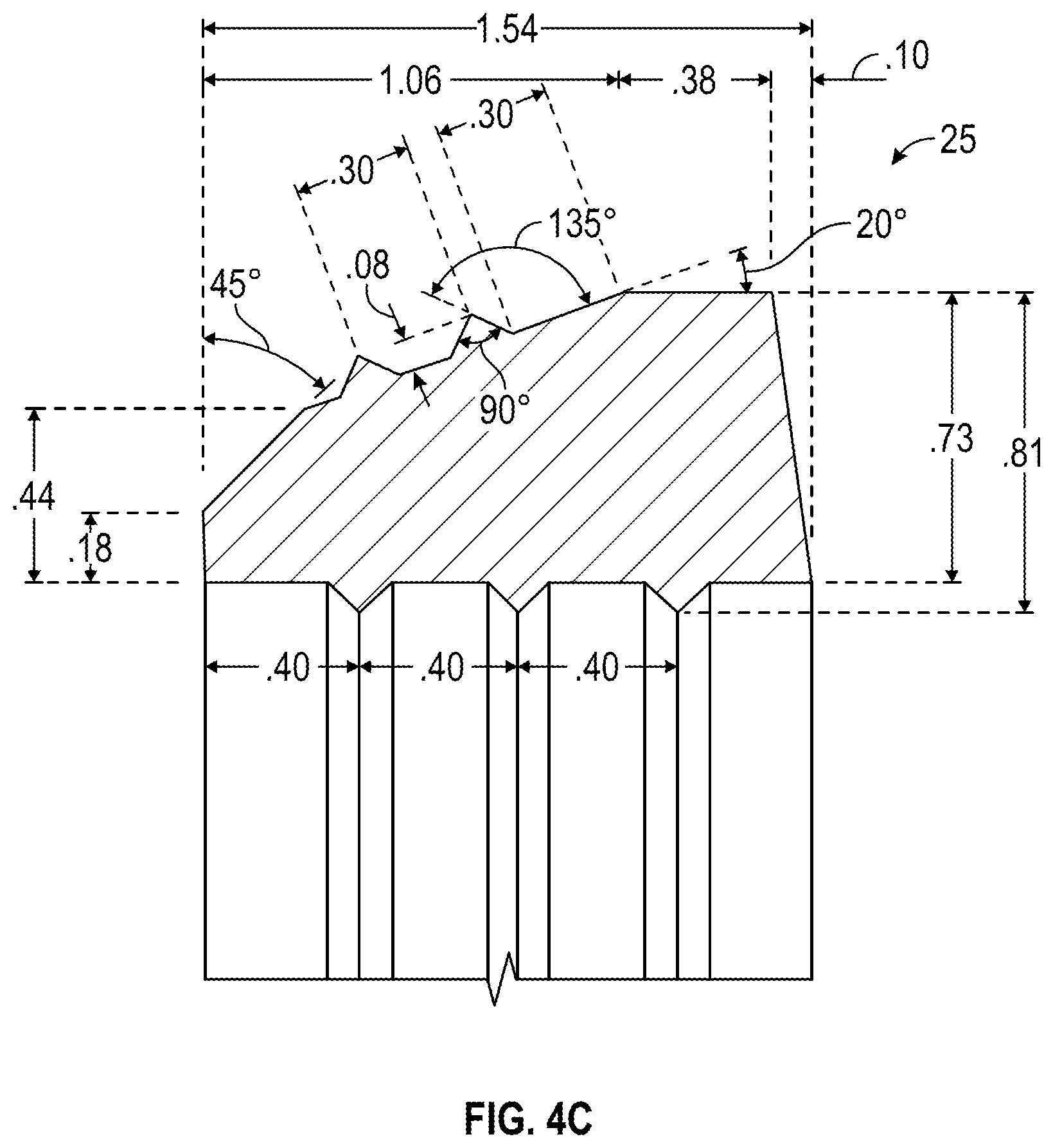 Patent US12492749 Figure 5 – Mechanical joint gasket with protrusions