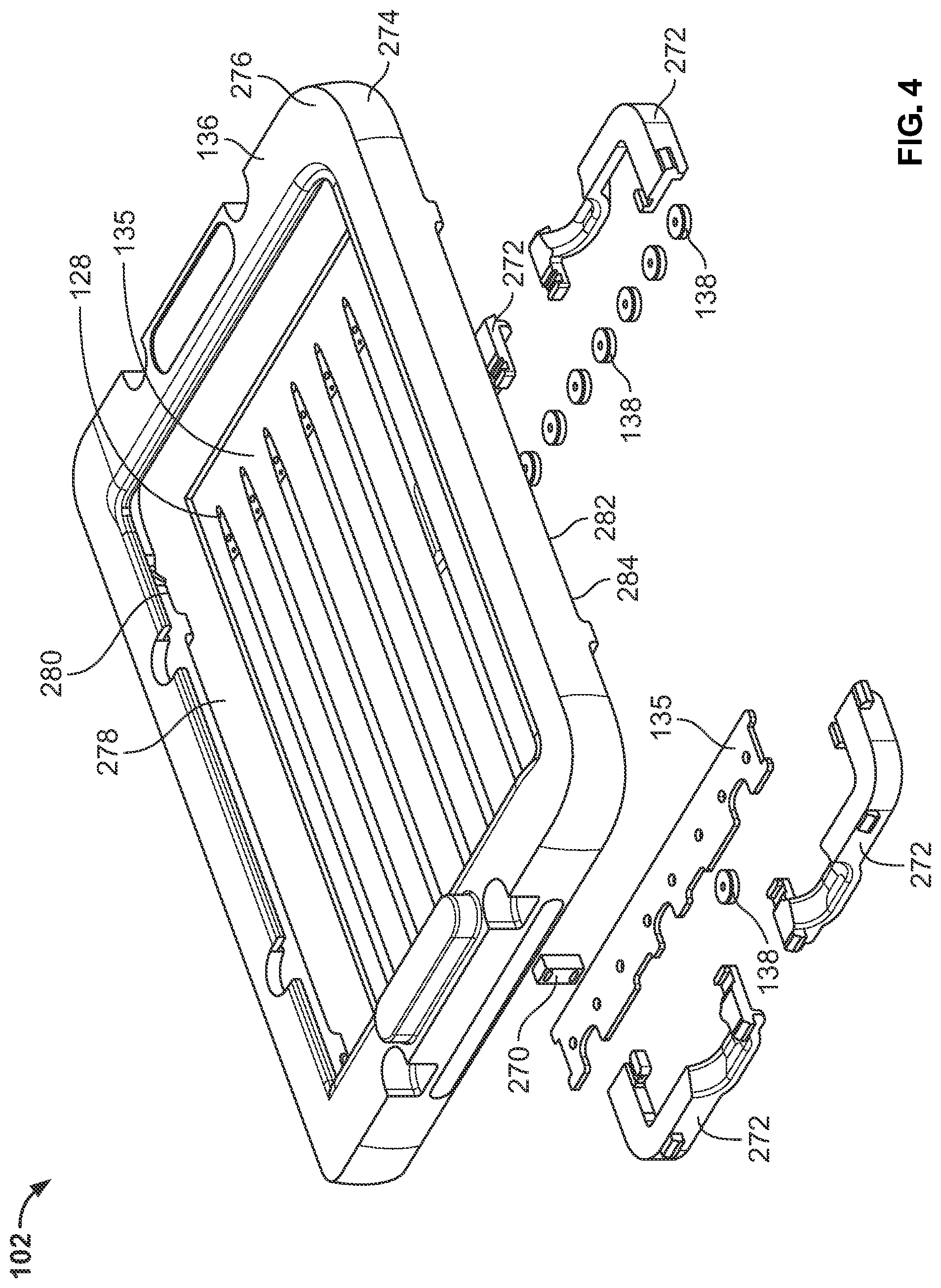 Patent US12492750 Figure 4 – Flow cell assemblies and related systems