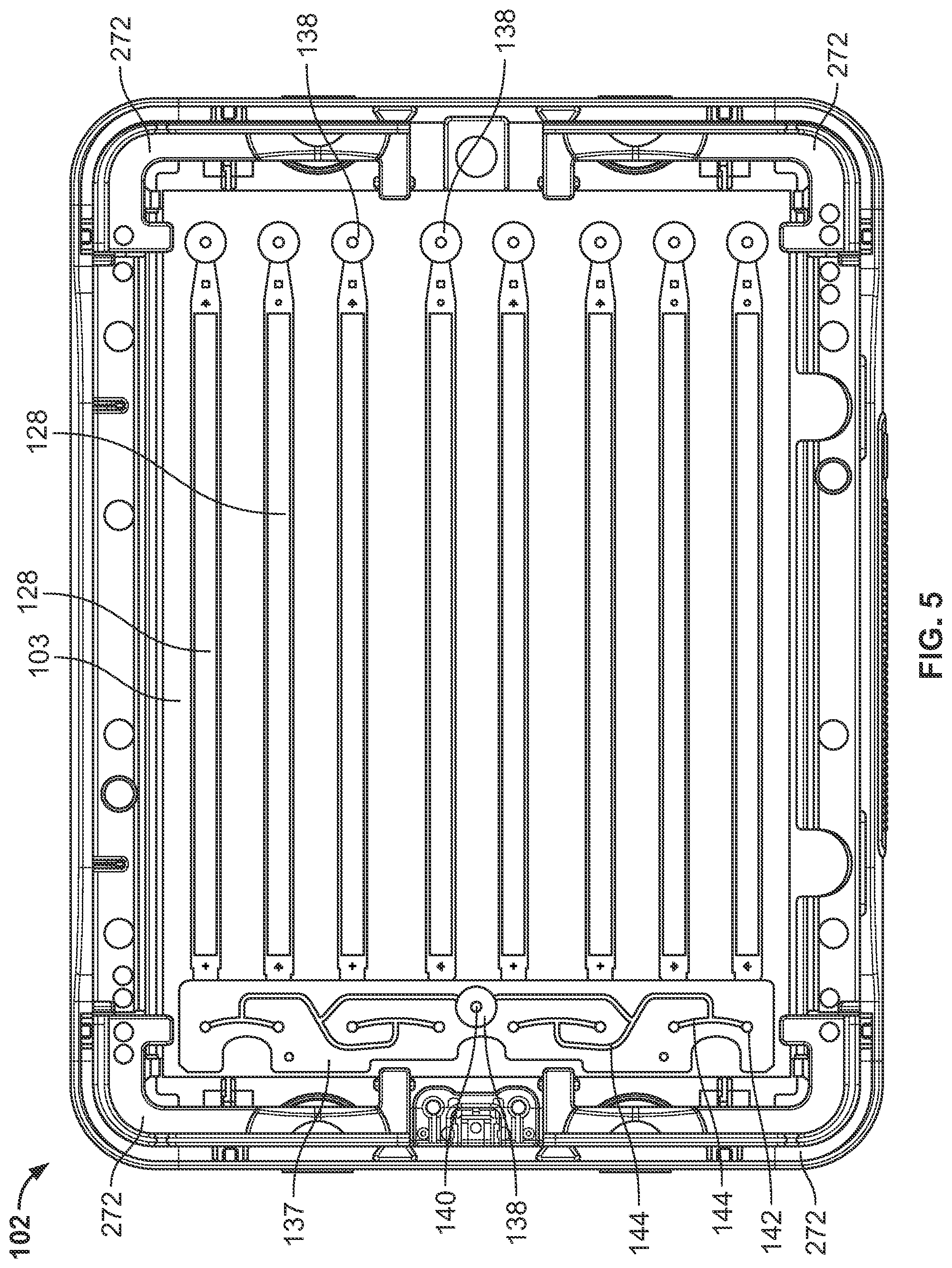 Patent US12492750 Figure 5 – Flow cell assemblies and related systems