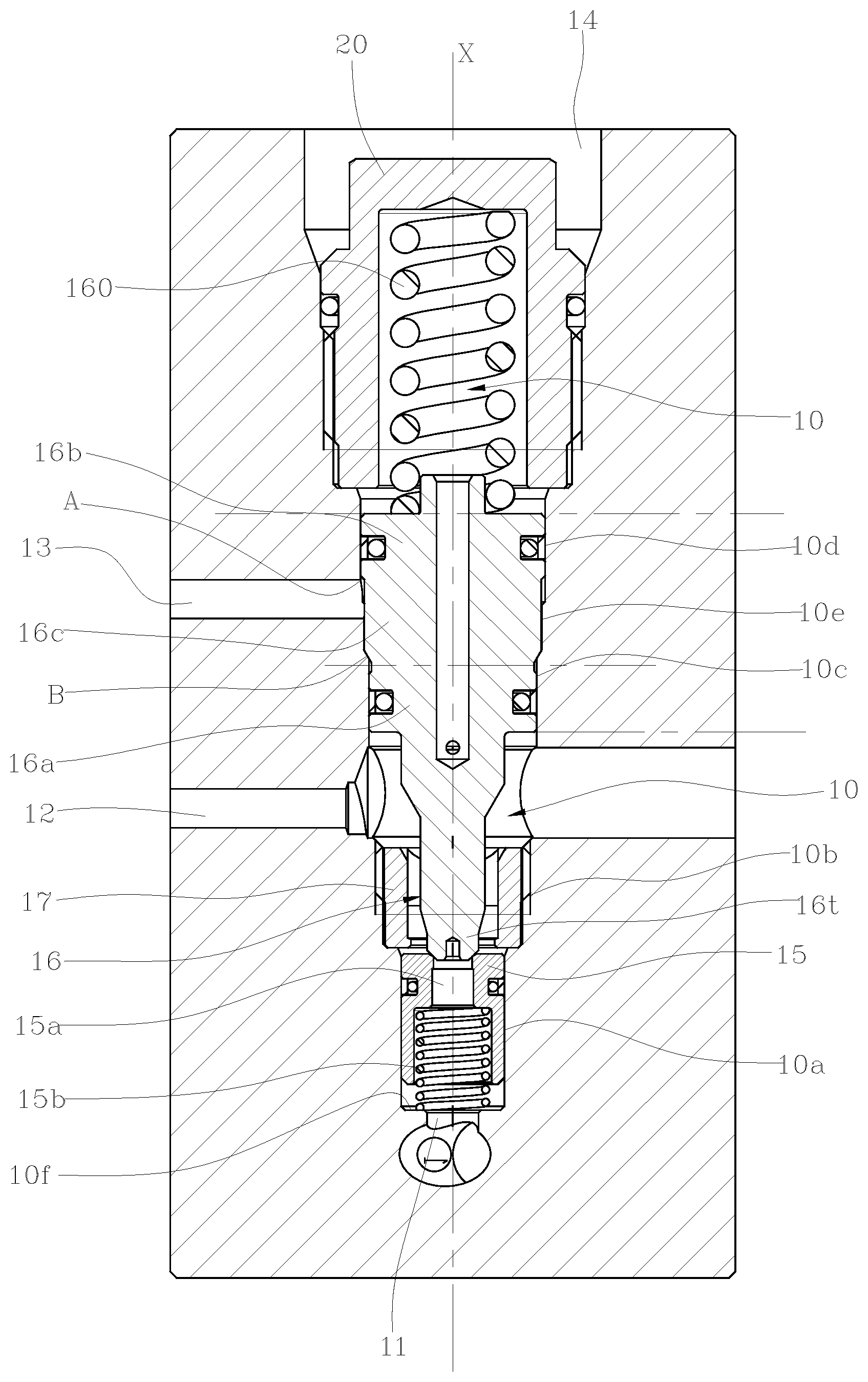 Patent US12492752 Figure 1 – Movement control valve