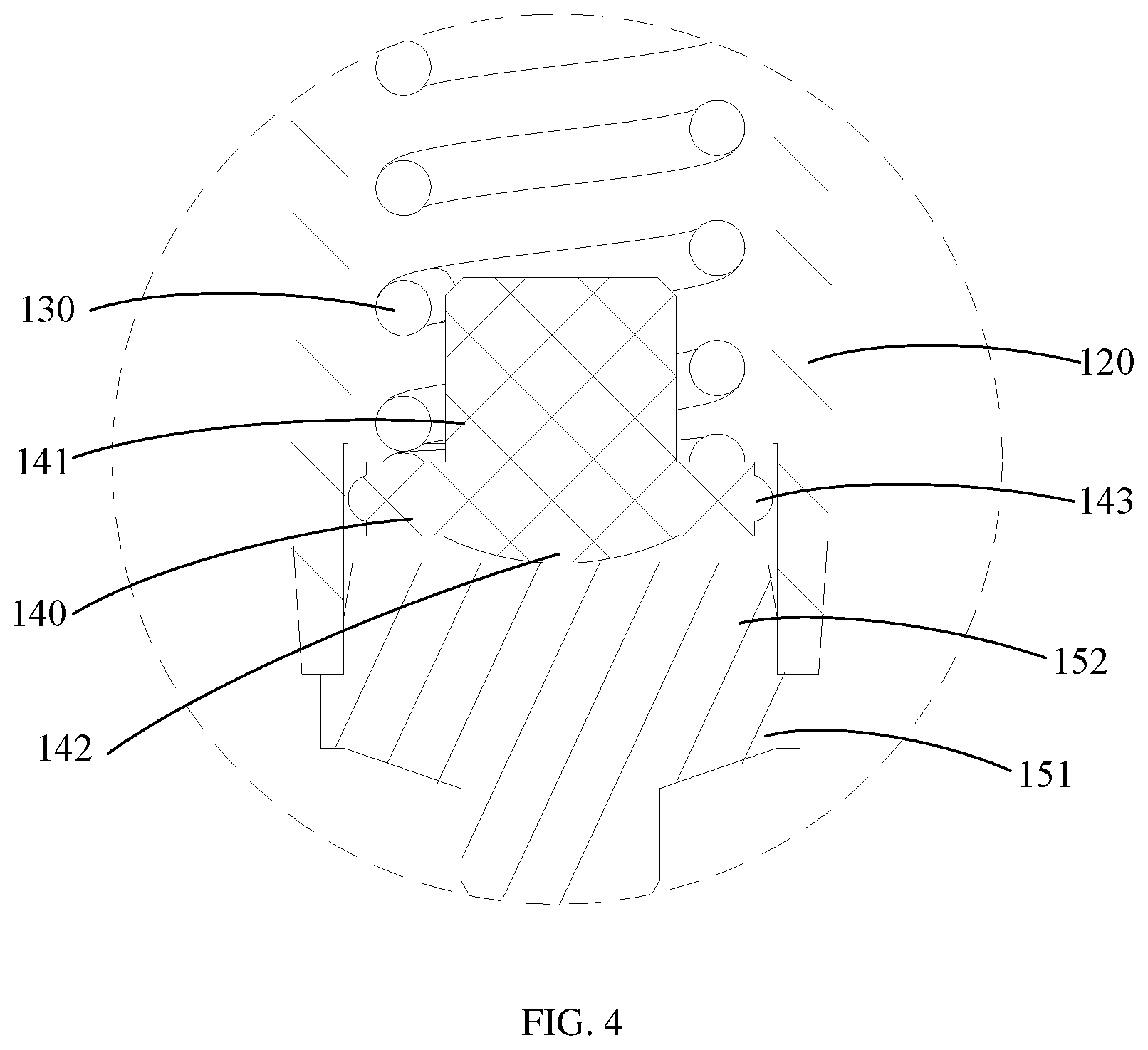 Patent US12492754 Figure 4 – Valve needle assembly, electronic expansion valve and refrigeration device