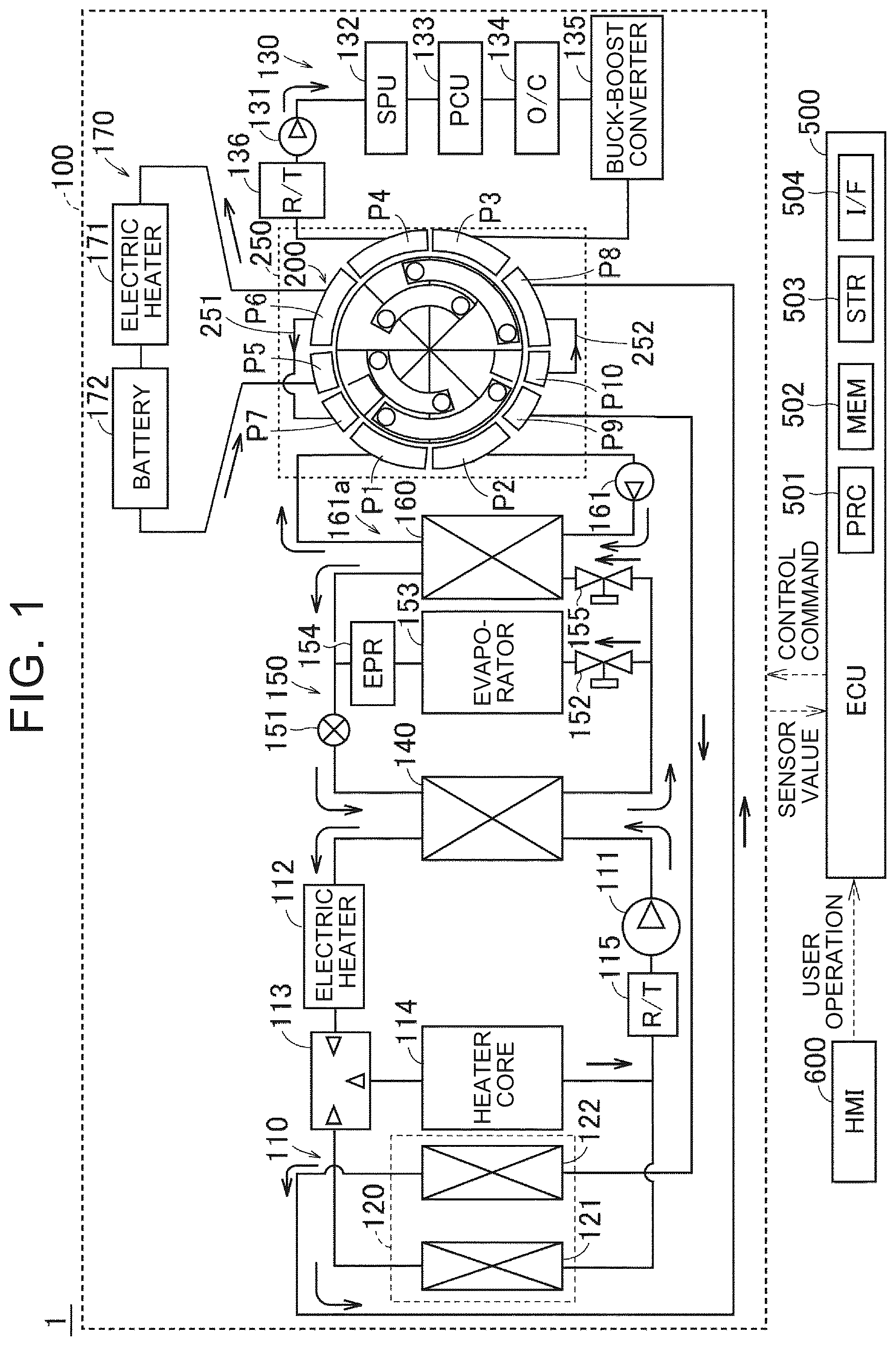 Patent US12492755 Figure 1 – Switching device