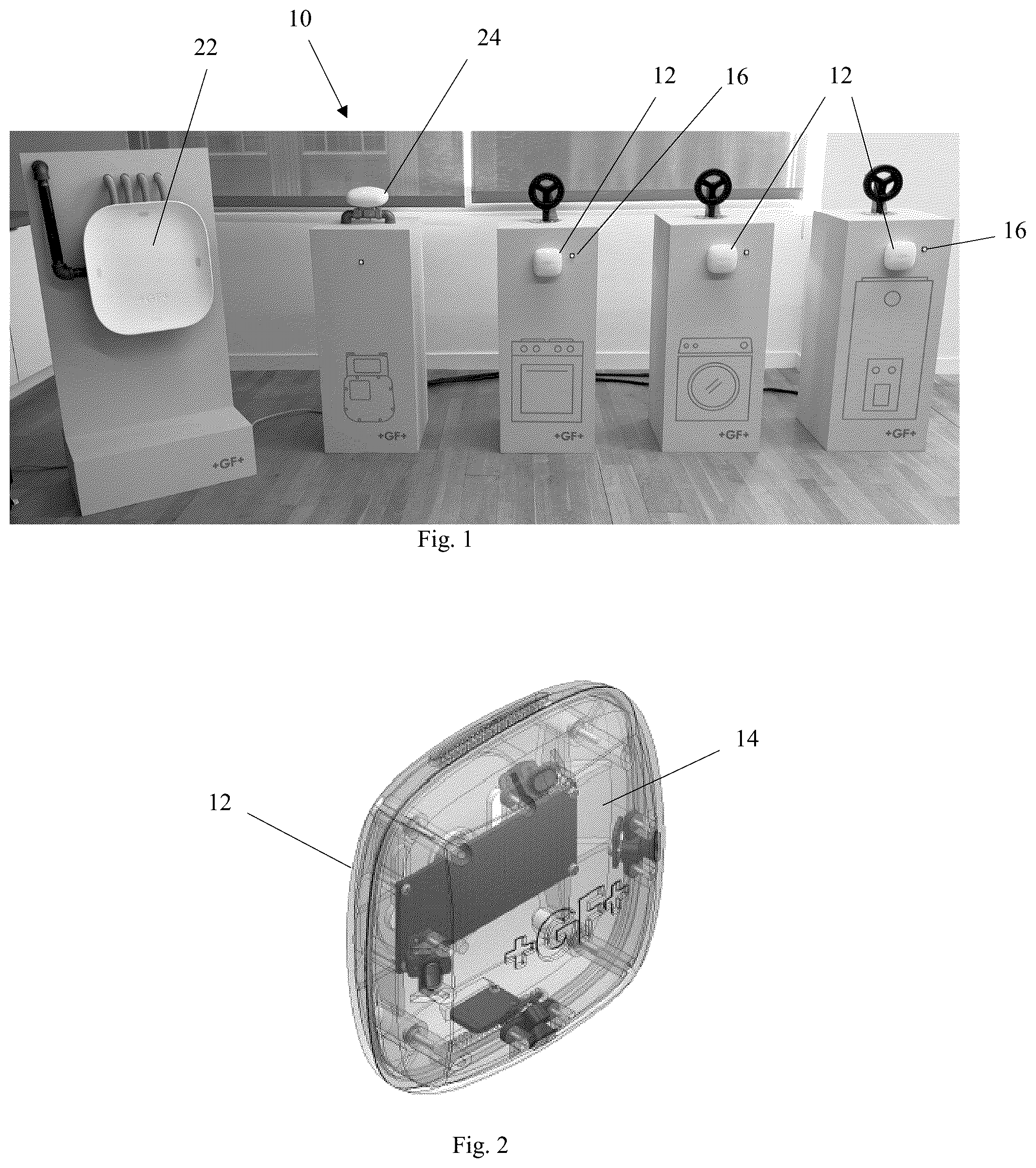 Patent US12492757 Figure 1 – Smart valve gas shut-off system