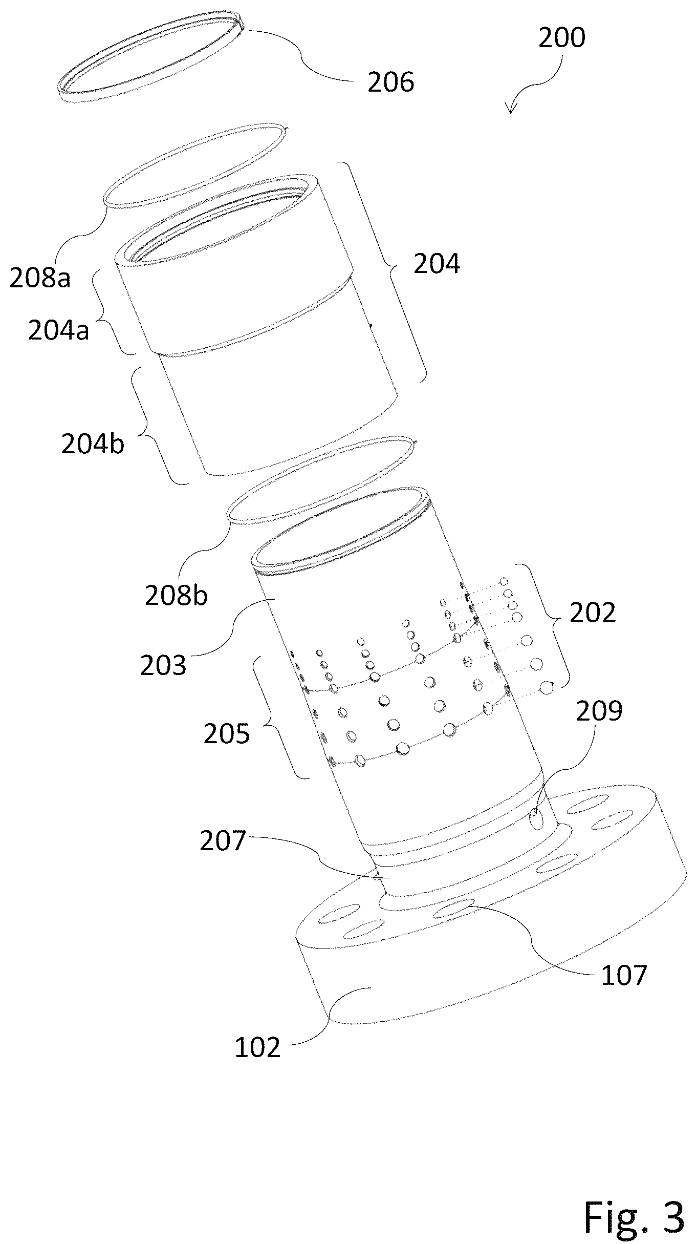 Patent US12492762 Figure 3 – Connector and method for connecting composite pipelines