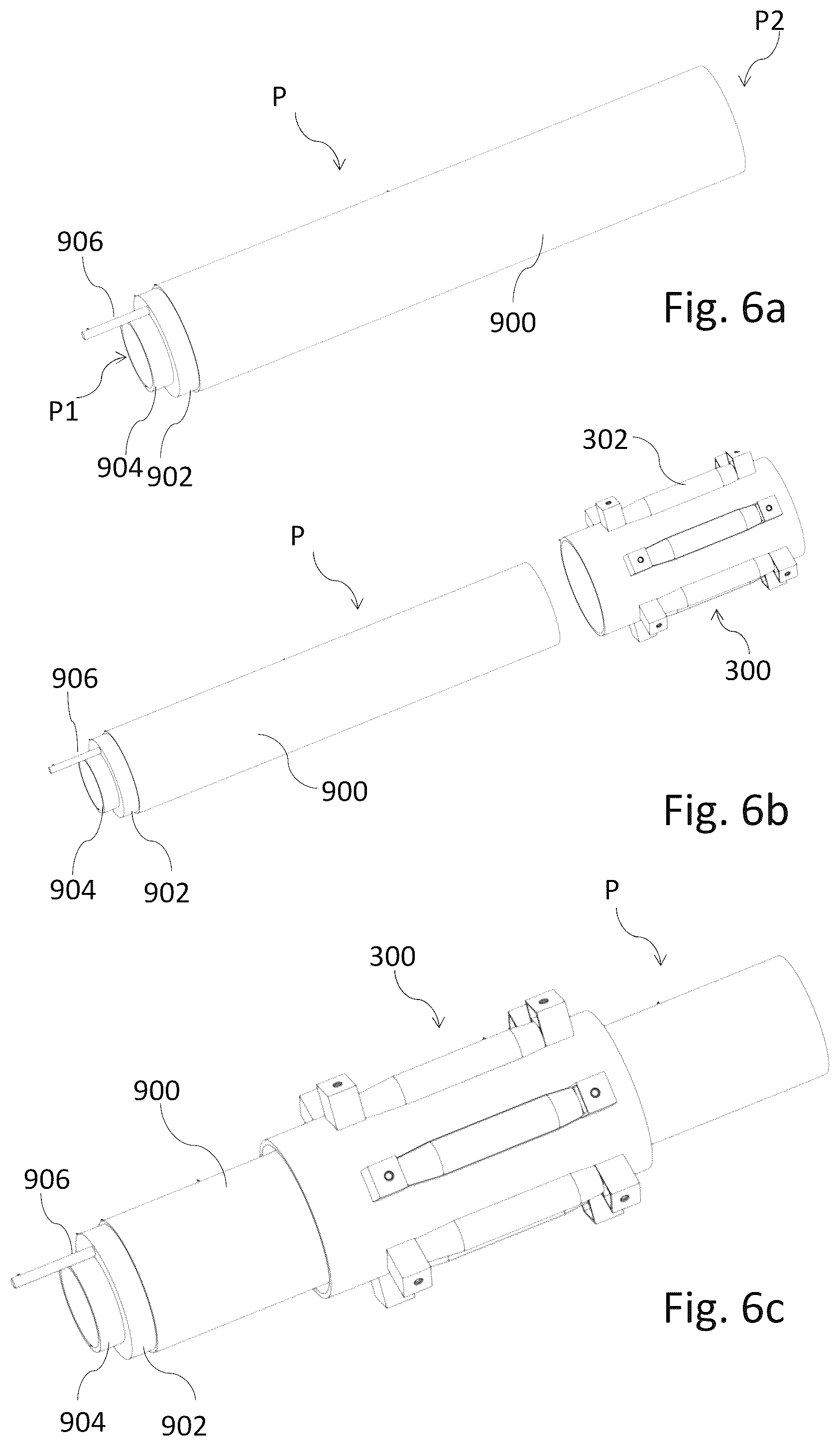 Patent US12492762 Figure 8 – Connector and method for connecting composite pipelines
