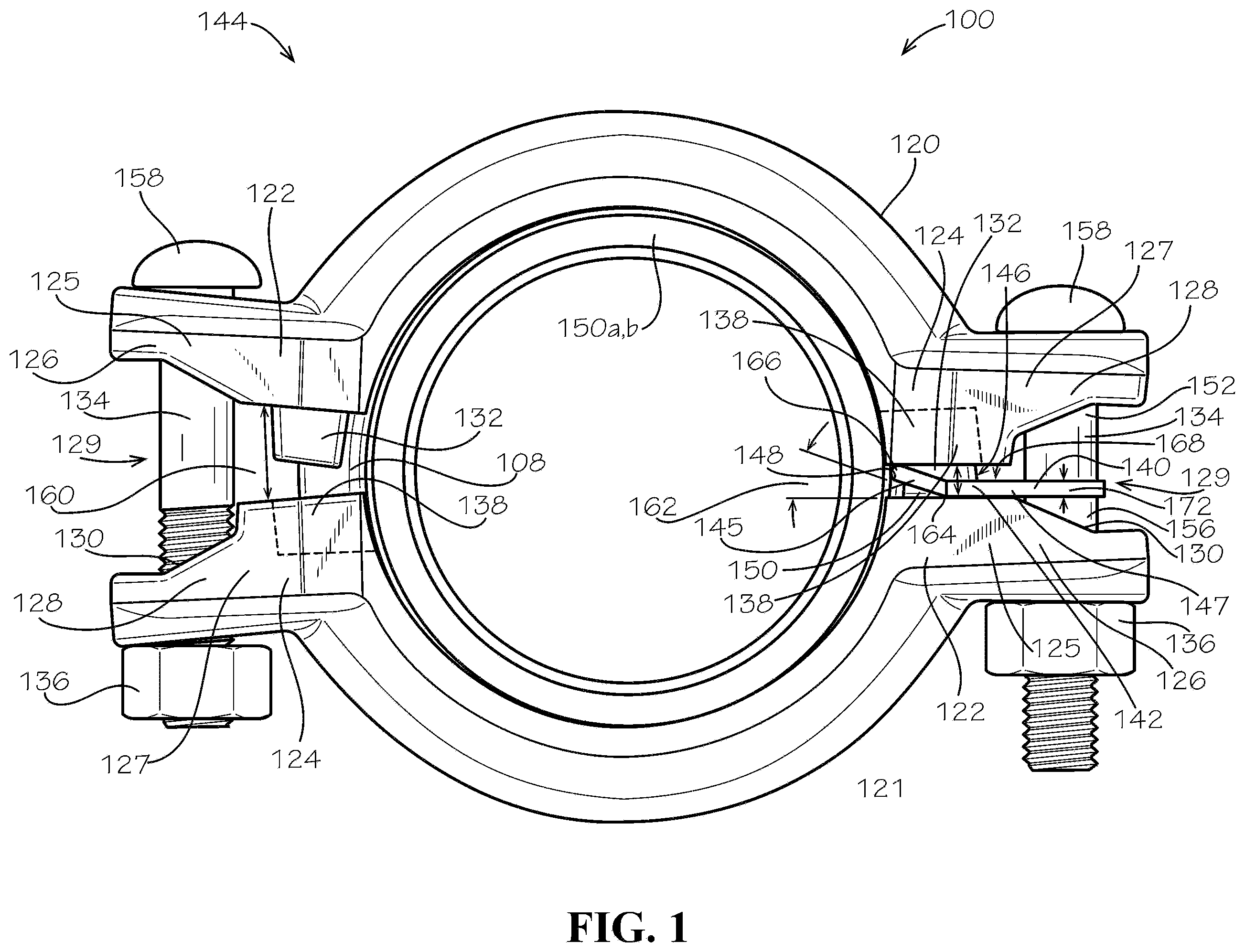 Patent US12492765 Figure 1 – Pivot clip