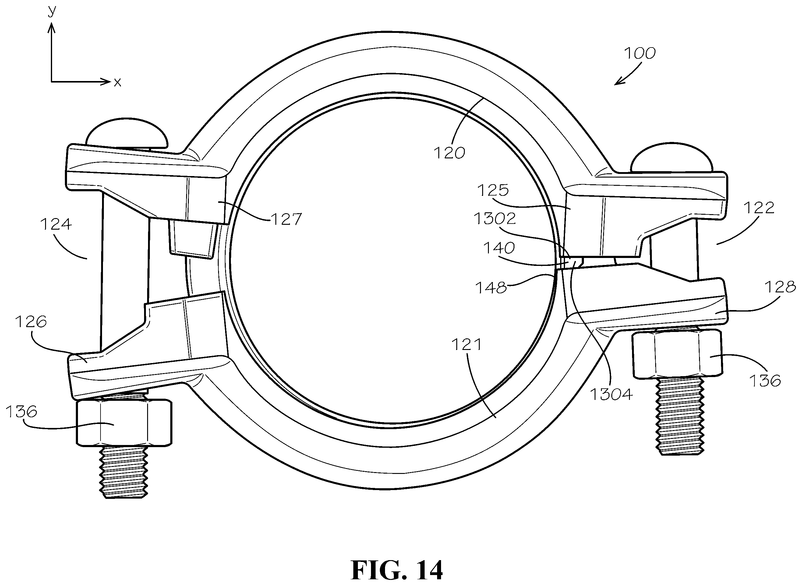 Patent US12492765 Figure 11 – Pivot clip