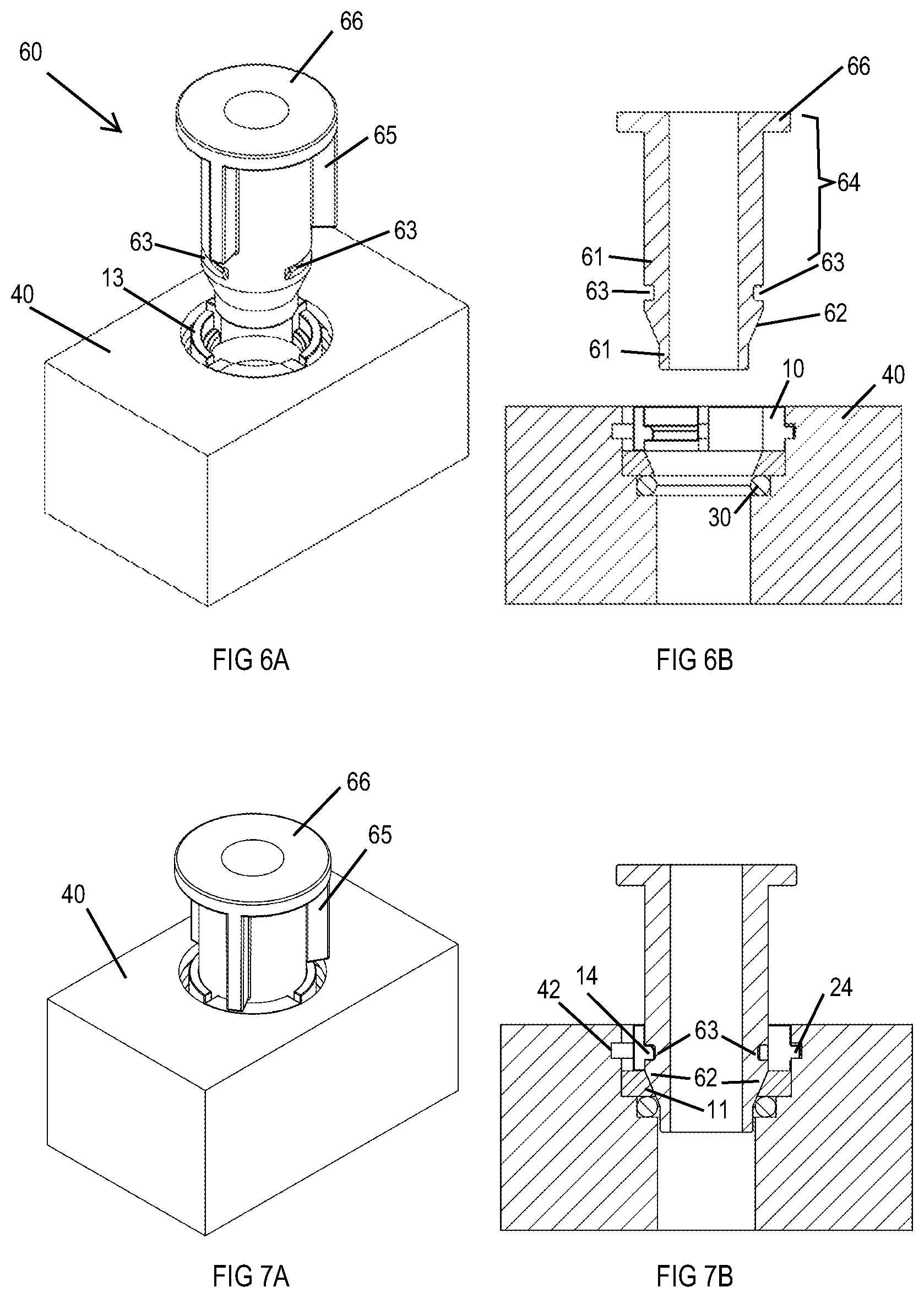 Patent US12492769 Figure 3 – Quick connector made of plastics