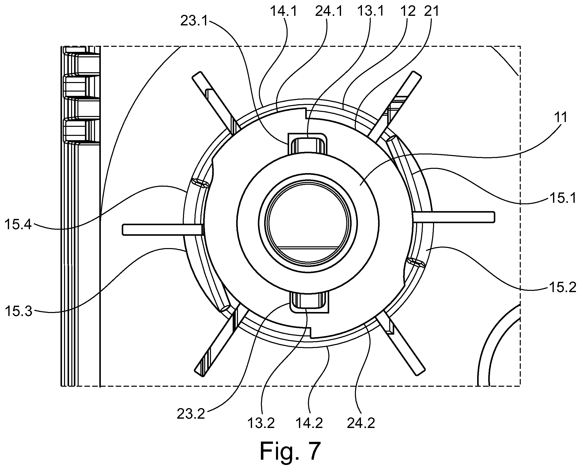 Patent US12492771 Figure 7 – Compressor for a device for sealing pneumatic tires by means of a sealing liquid