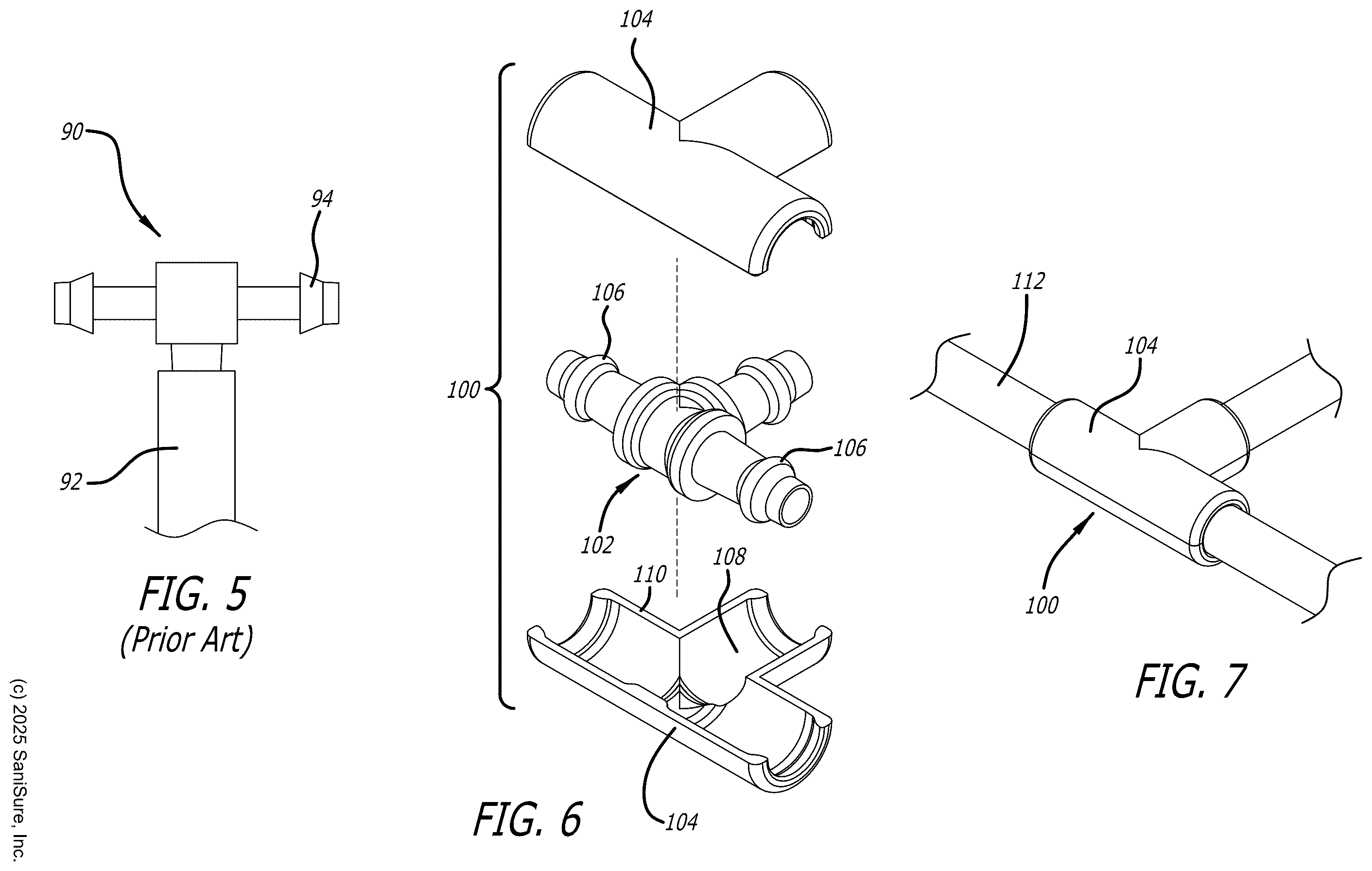 Patent US12492772 Figure 3 – Fluid distribution junctions and assembly methods
